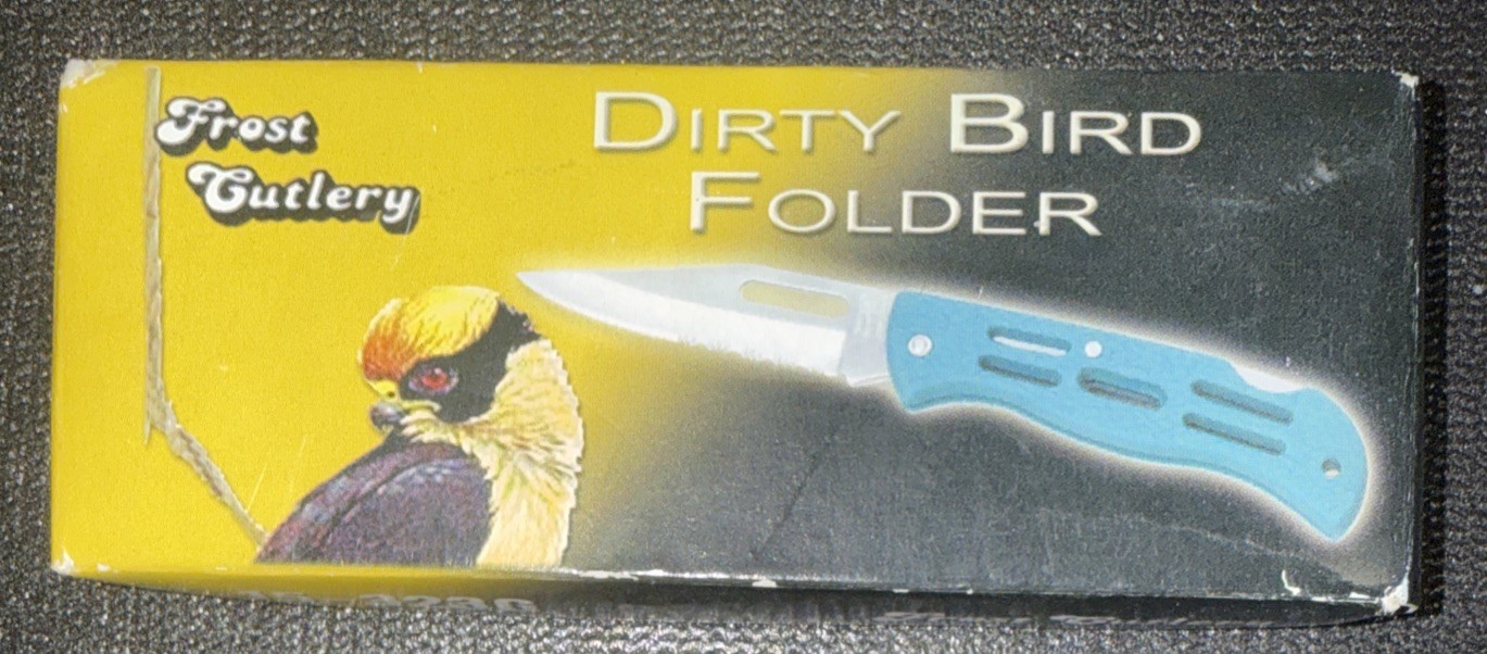 Frost Cutlery ~ Dirty Bird Folder Knife ~ # 15-323B ~ NIB
