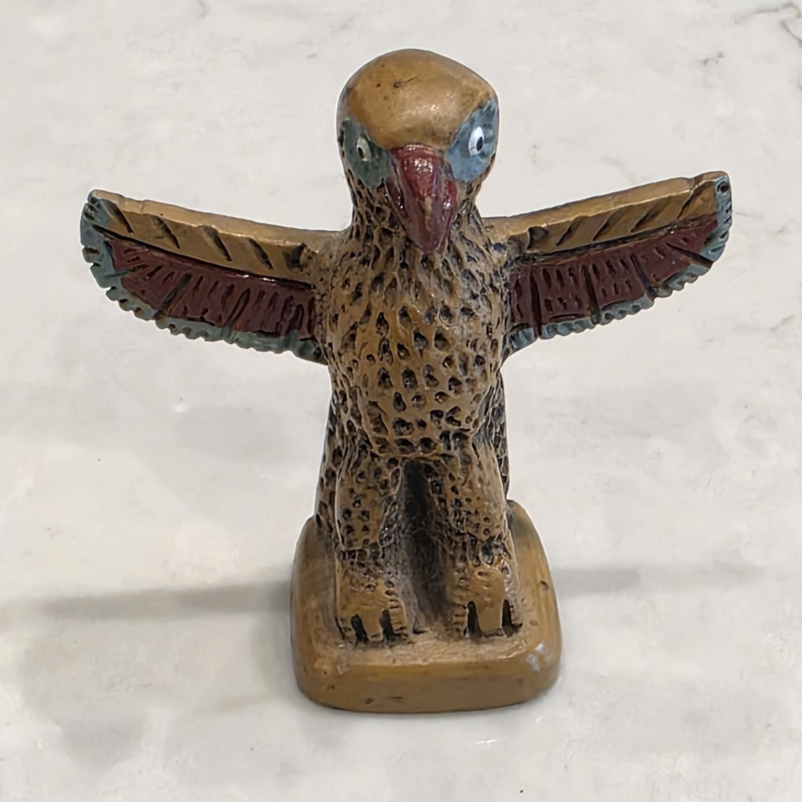 Vintage Vanstone Eagle Totem Resin Collectible Figure - Vancouver BC Canada