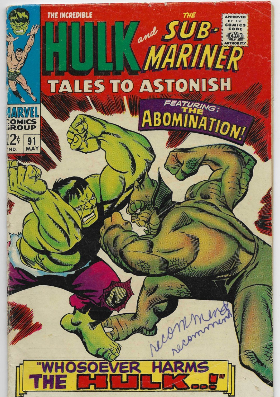 Tales to Astonish #91 VG 4.0 Marvel Silver/Bronze Age **BARGAIN BIN SALE** Tales to Astonish #91 VG 4.0 Marvel Silver/Bronze Age **BARGAIN BIN SALE**