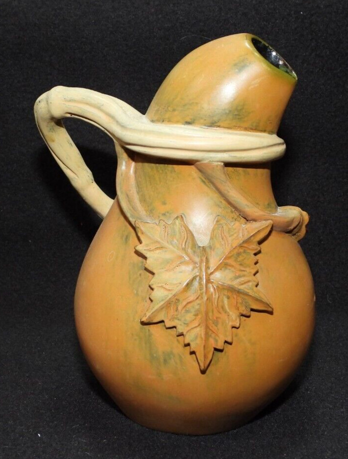 Vintage Ceramic Harvest Gourd Pitcher