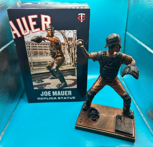 SGA 2025 Minnesota Twins Joe Mauer Replica Bronze Statue Brand New
