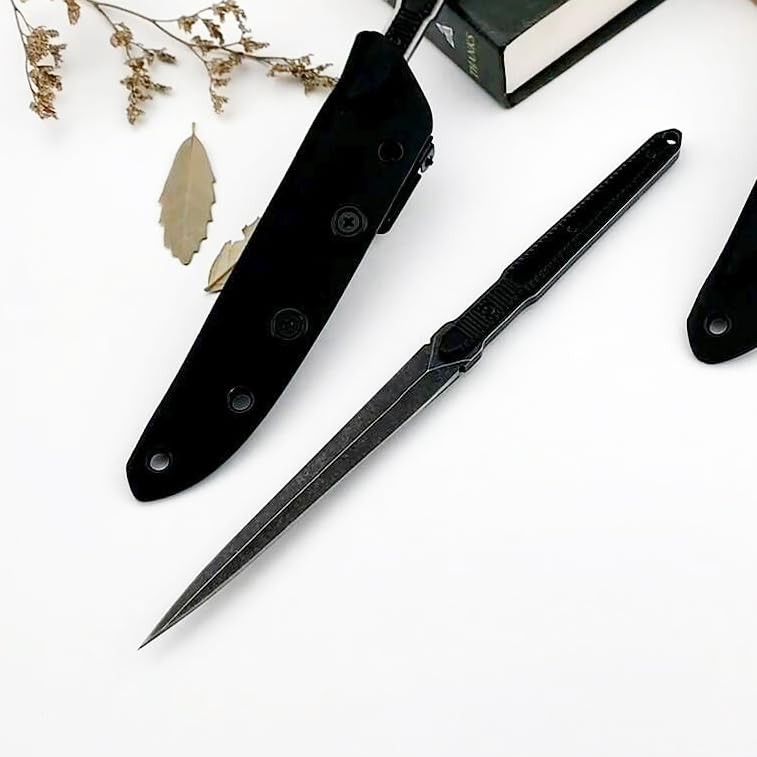 9.5\'\' Full Tang Tactical Fixed Blade Knife 8Cr13Mov Steel Blade Aluminum Hand...