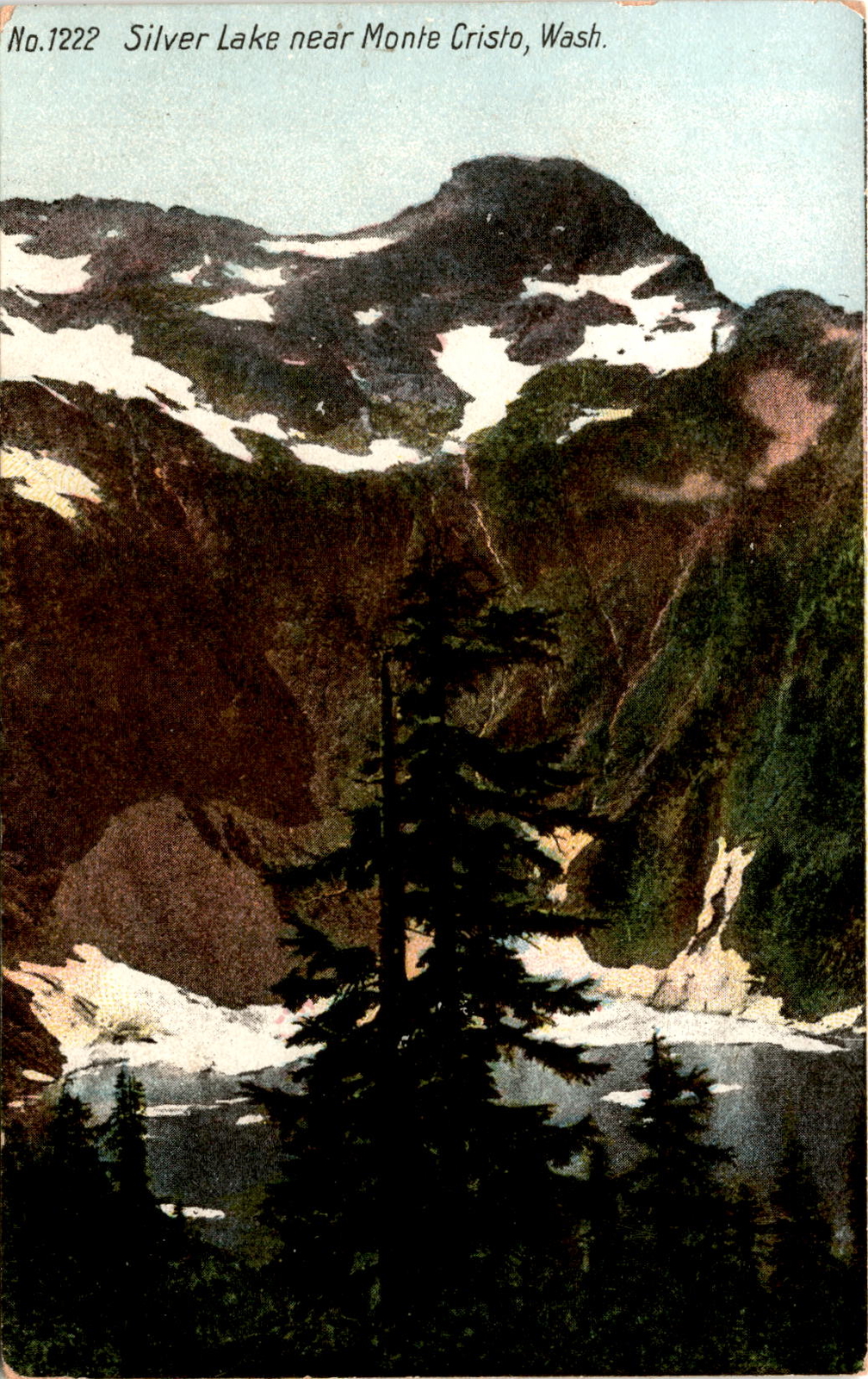 Silver Lake, Monte Cristo, Wash, Pacific Novelty Co., San Francisco, Postcard Silver Lake, Monte Cristo, Wash, Pacific Novelty Co., San Francisco, Postcard