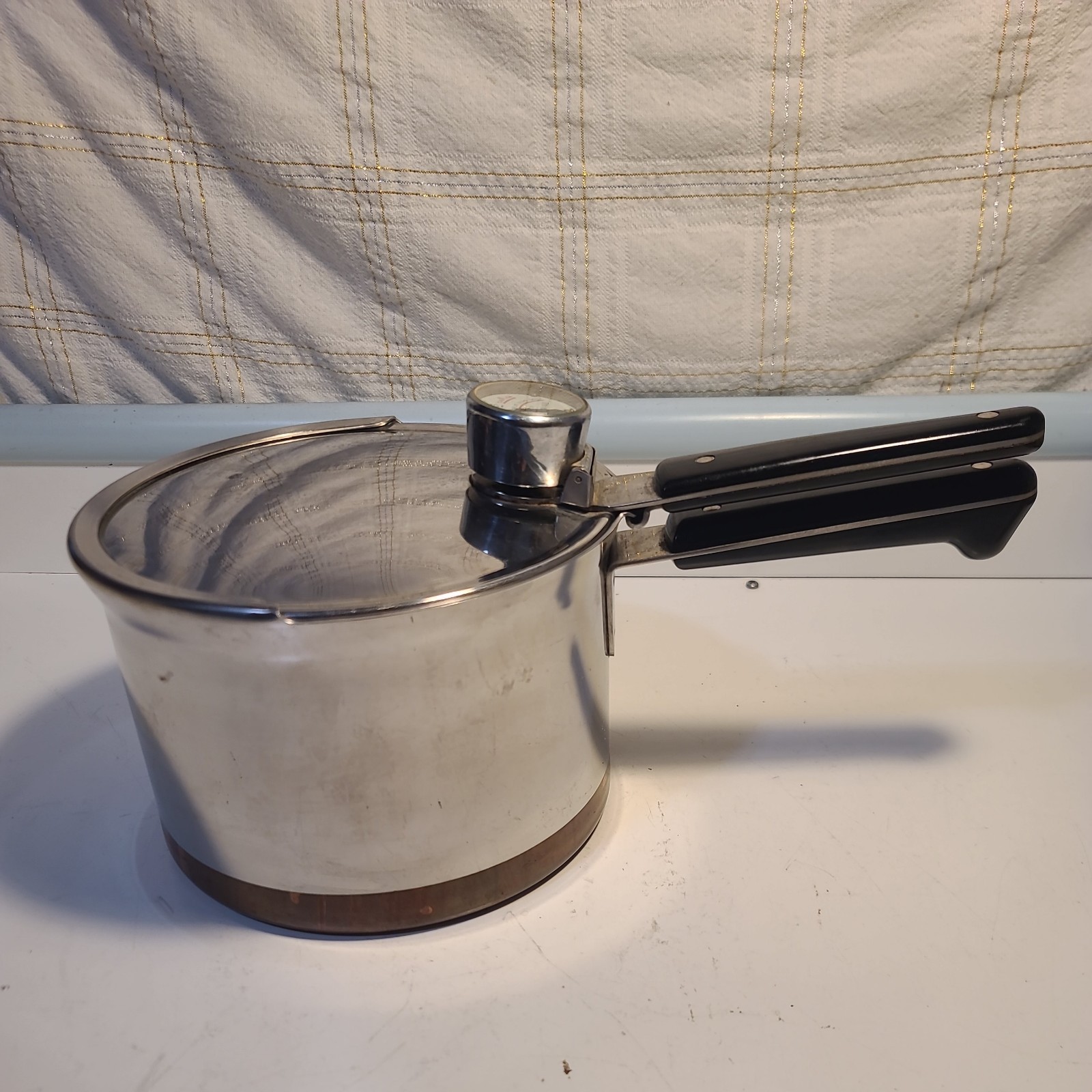 Revere Ware 4 Qt. Pressure Cooker Copper Clad Bottom