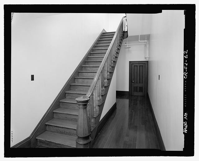 Pioneer Post Office Cupola Stairs Third Floor 1900s Interior Staircase