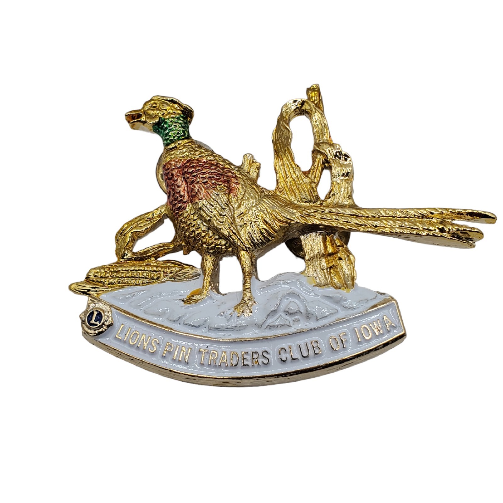 Lions Club Pin Traders of Iowa Pheasant Bird LITPC. Lions Club Pin Traders of Iowa Pheasant Bird LITPC.