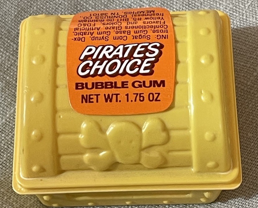 Vintage 1982 DONRUSS PIRATES CHOICE TREASURE CHEST BUBBLE GUM  Full  NOS