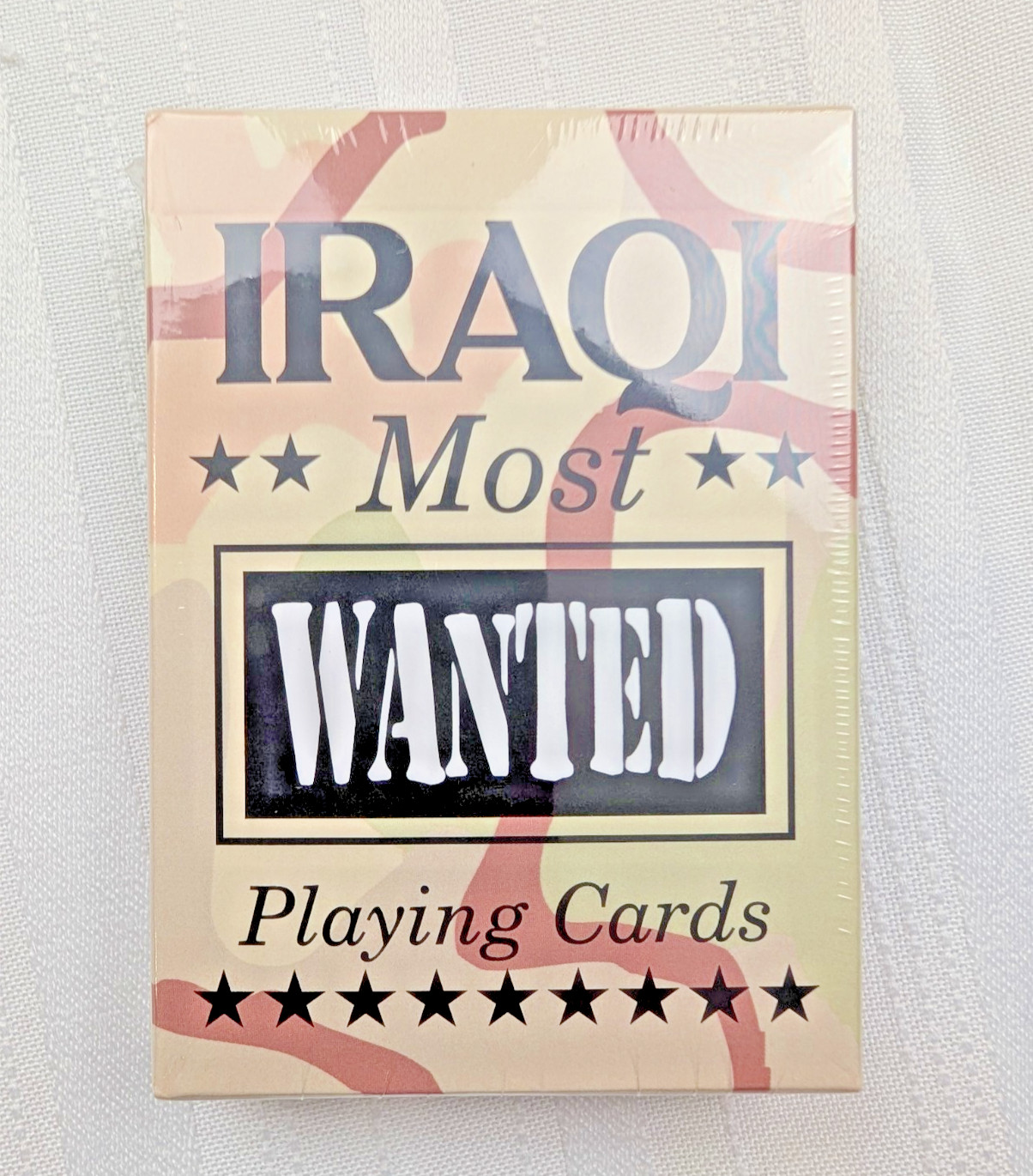 2003 Iraqi Most Wanted Playing Cards Military Iraq. Sealed New High Quality