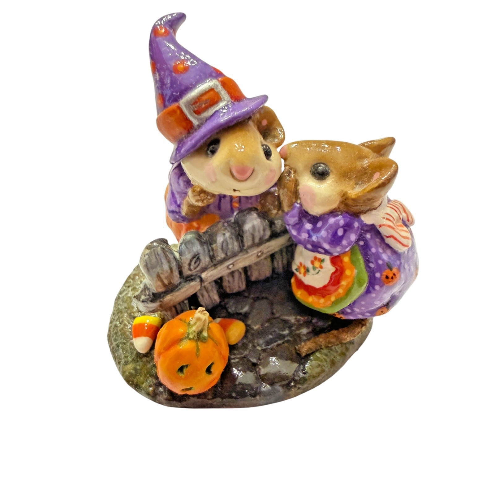 Wee Forest Folk Retired Artist OAK Halloween Mouse Talk