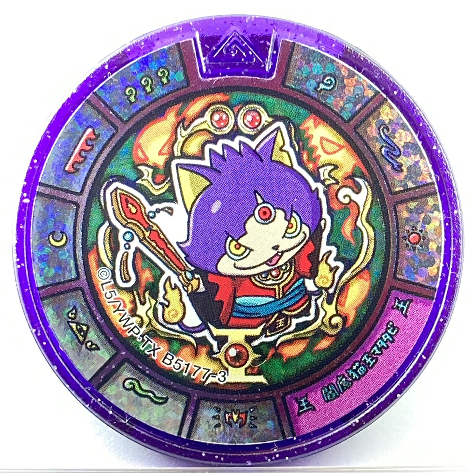 Yo-Kai Watch Medal Enma Neko\'ou Matatabi Treasure Medals Japanese Yokai Neko Ou