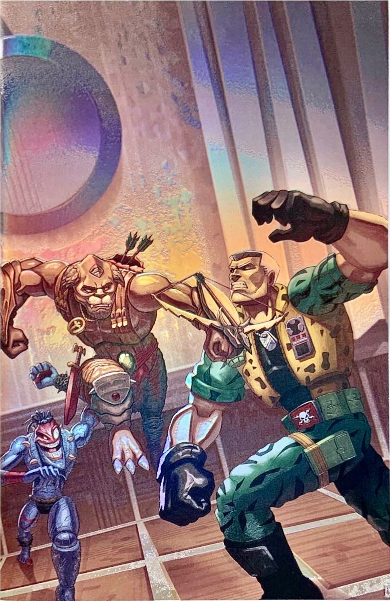 THE SMALL SOLDIERS GORGONITES ORBIT HISTORY OF MOVIES MEGACON VIRGIN FOIL COVER