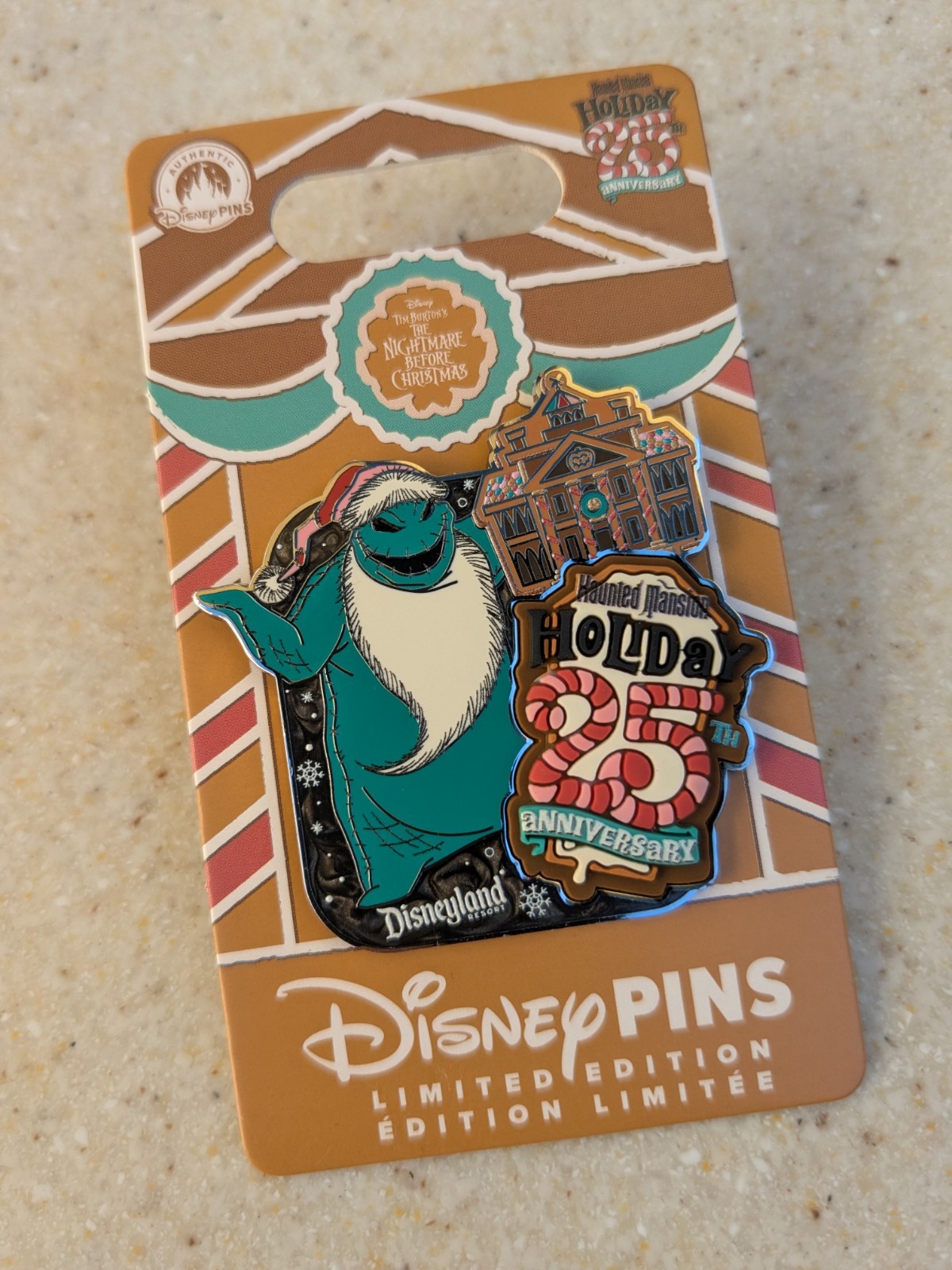 Haunted Mansion Holiday 25th Anniversary Oogie Boogie LE 3000 Pin 2026
