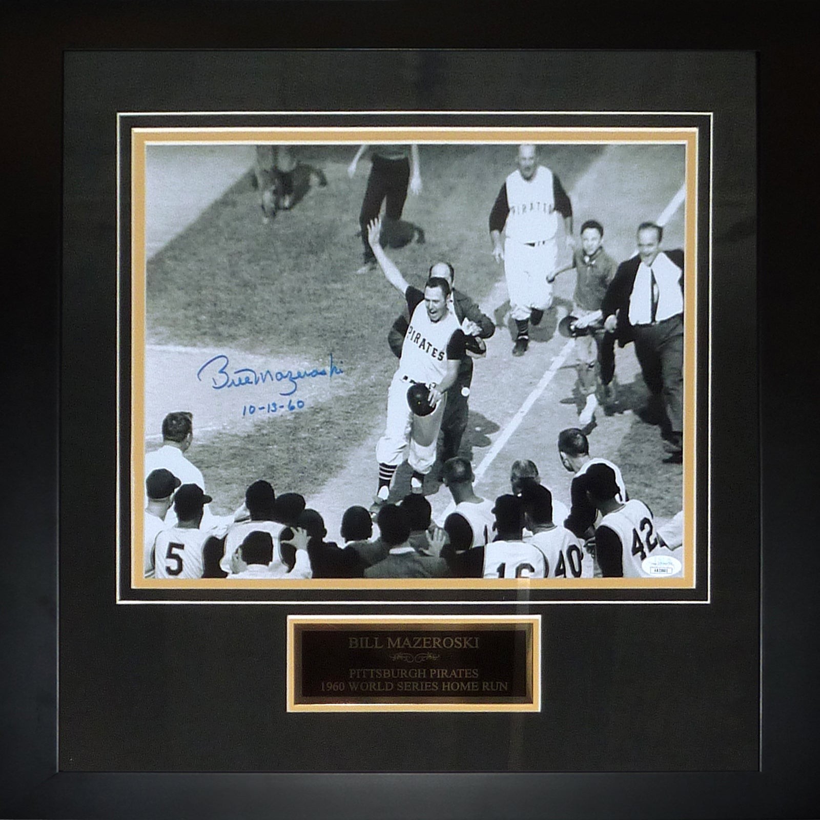 Bill Mazeroski Autographed Pittsburgh Pirates (1960 WS HR) Deluxe Framed 11x14 P
