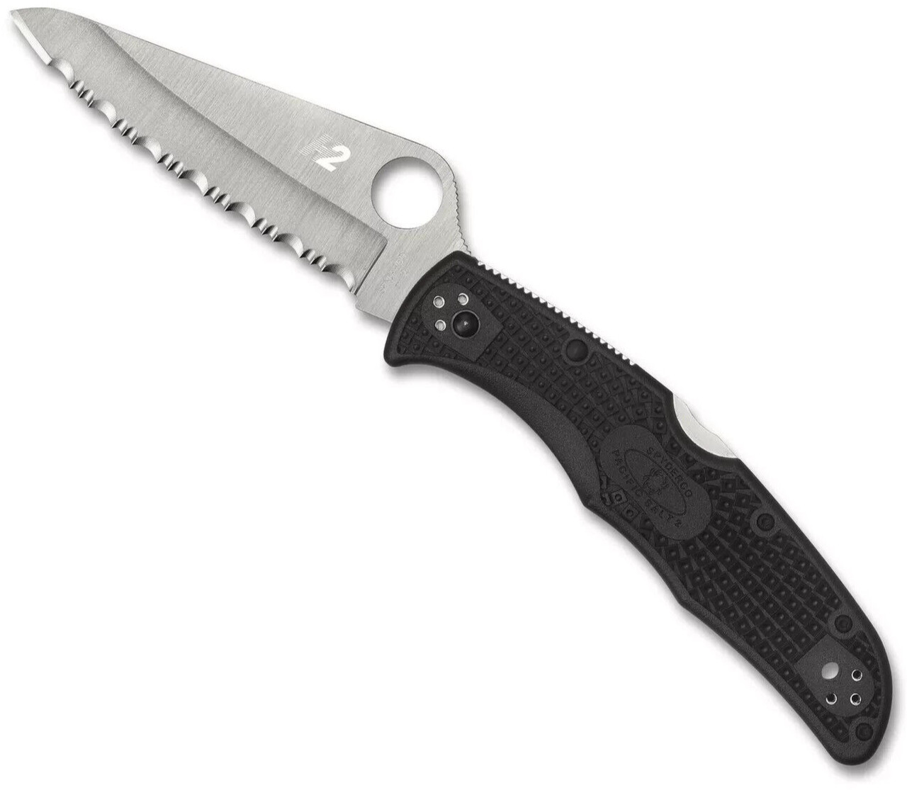 Spyderco Pacific Salt 2 Serrated Edge H-2 3.78