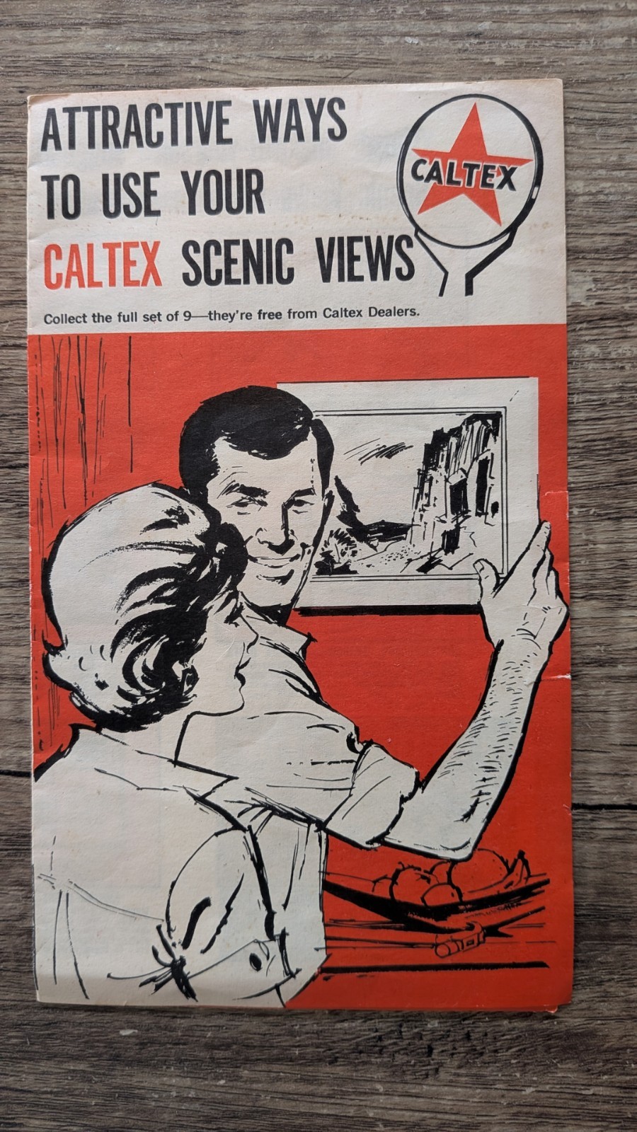 1960s Caltex Australia Scenic Views Prints And Brochure Complete Set