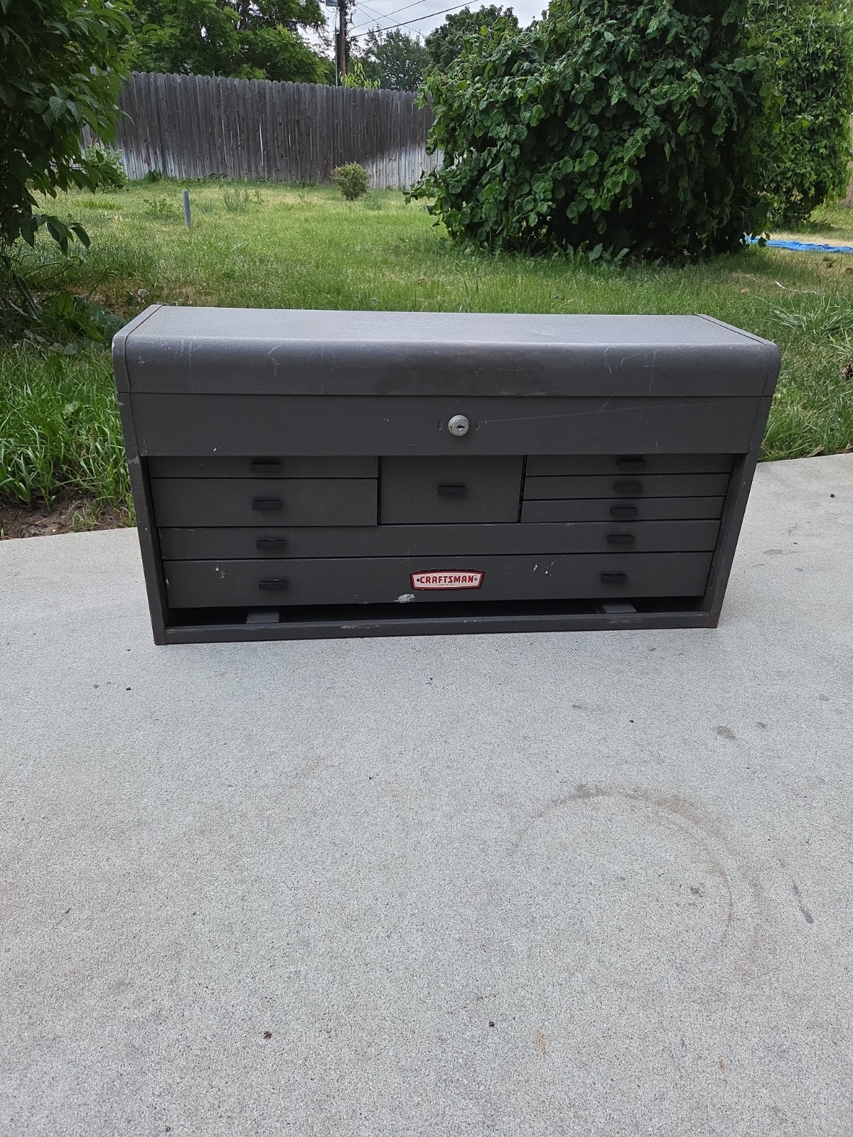 Vintage Craftsman 8-Drawer Machinists' Chest Tool Box 