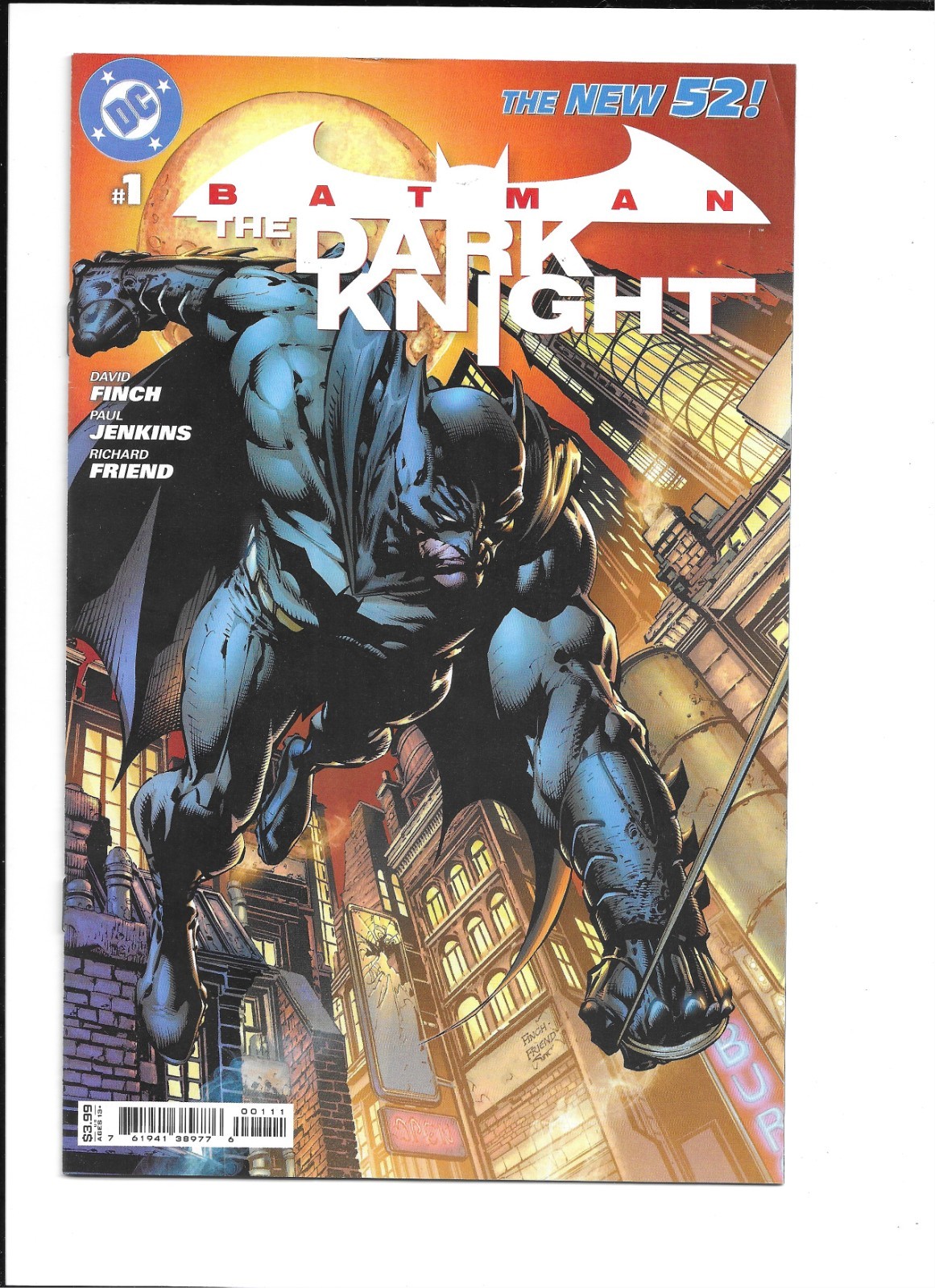 Batman The Dark Knight #1 DC 2011 New 52 1st White Rabbit 