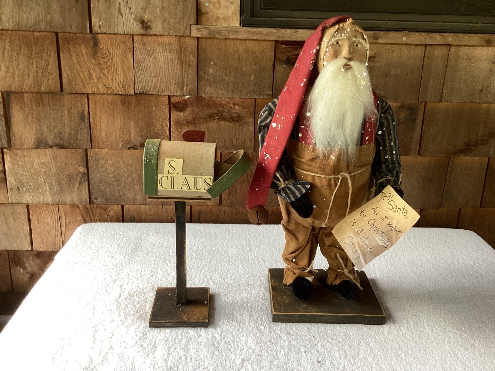 Arnett's Country Store Santa / Letter/ Mailbox Limited and Retired New Signed 