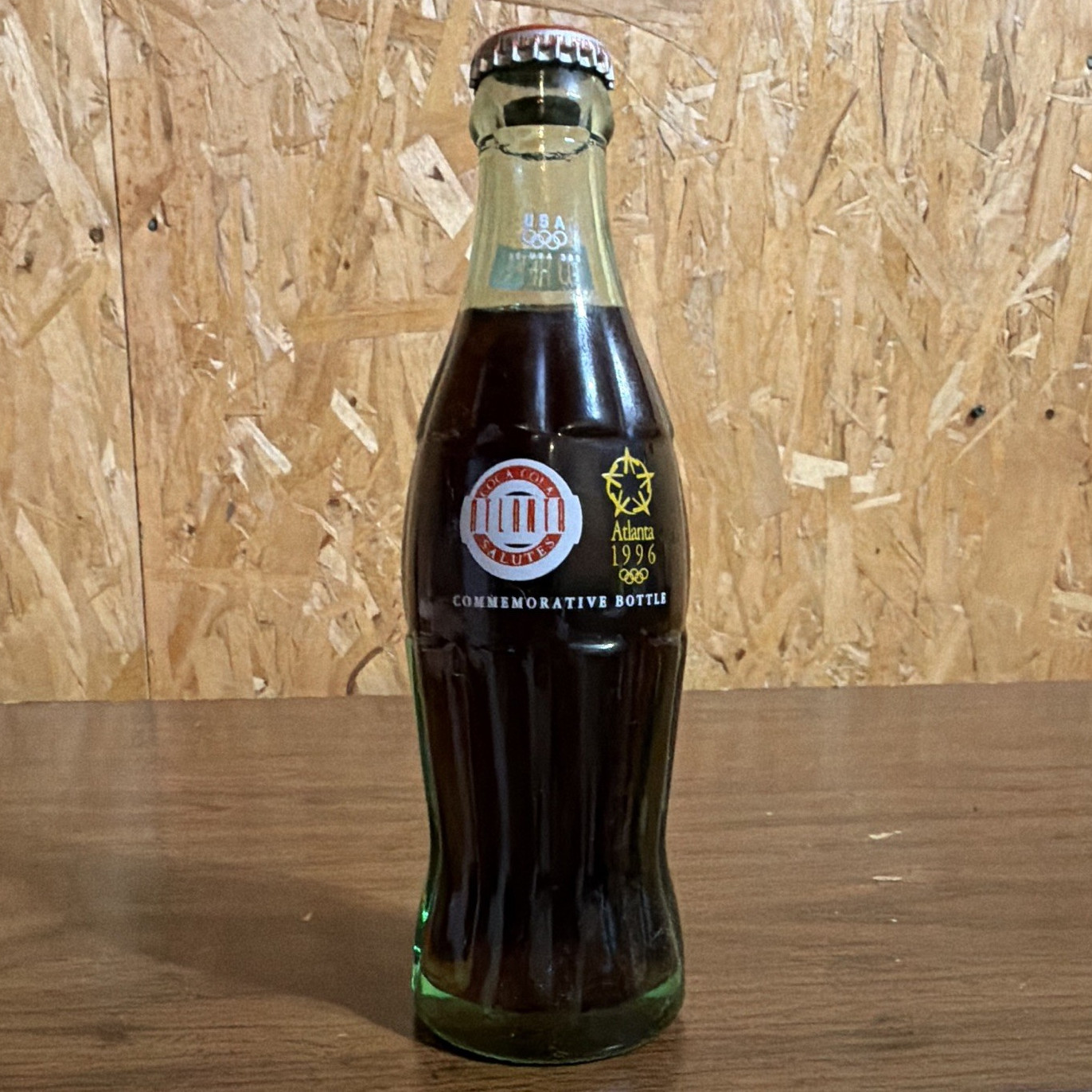 Coca-Cola Classic 8.5 fl oz Commemorative Bottle Atlanta 1996 Olympics