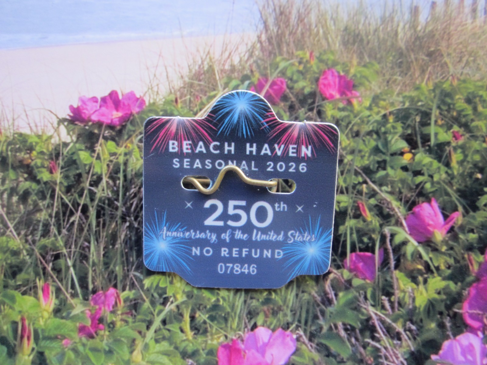 2026 BEACH HAVEN NEW JERSEY SEASONAL BEACH BADGE/TAG 250TH ANNIVERSARY 2026 BEACH HAVEN NEW JERSEY SEASONAL BEACH BADGE/TAG 250TH ANNIVERSARY