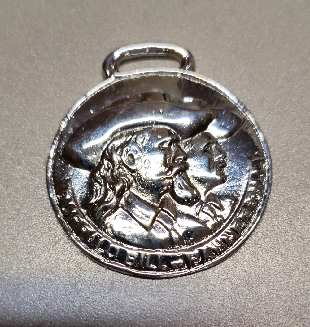 REPRODUCTION of 1911 Buffalo Bill Pawnee Bill Lu-Lu Temple Show Pocket Watch Fob REPRODUCTION of 1911 Buffalo Bill Pawnee Bill Lu-Lu Temple Show Pocket Watch Fob