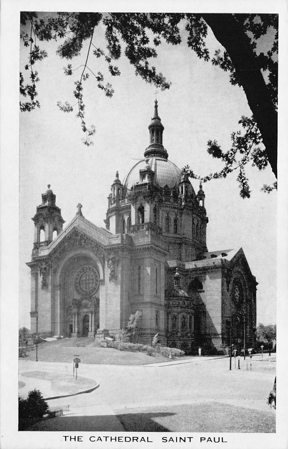 Vintage Cathedral of Saint Paul MN Postcard - Minnesota Pictorial Card Co.