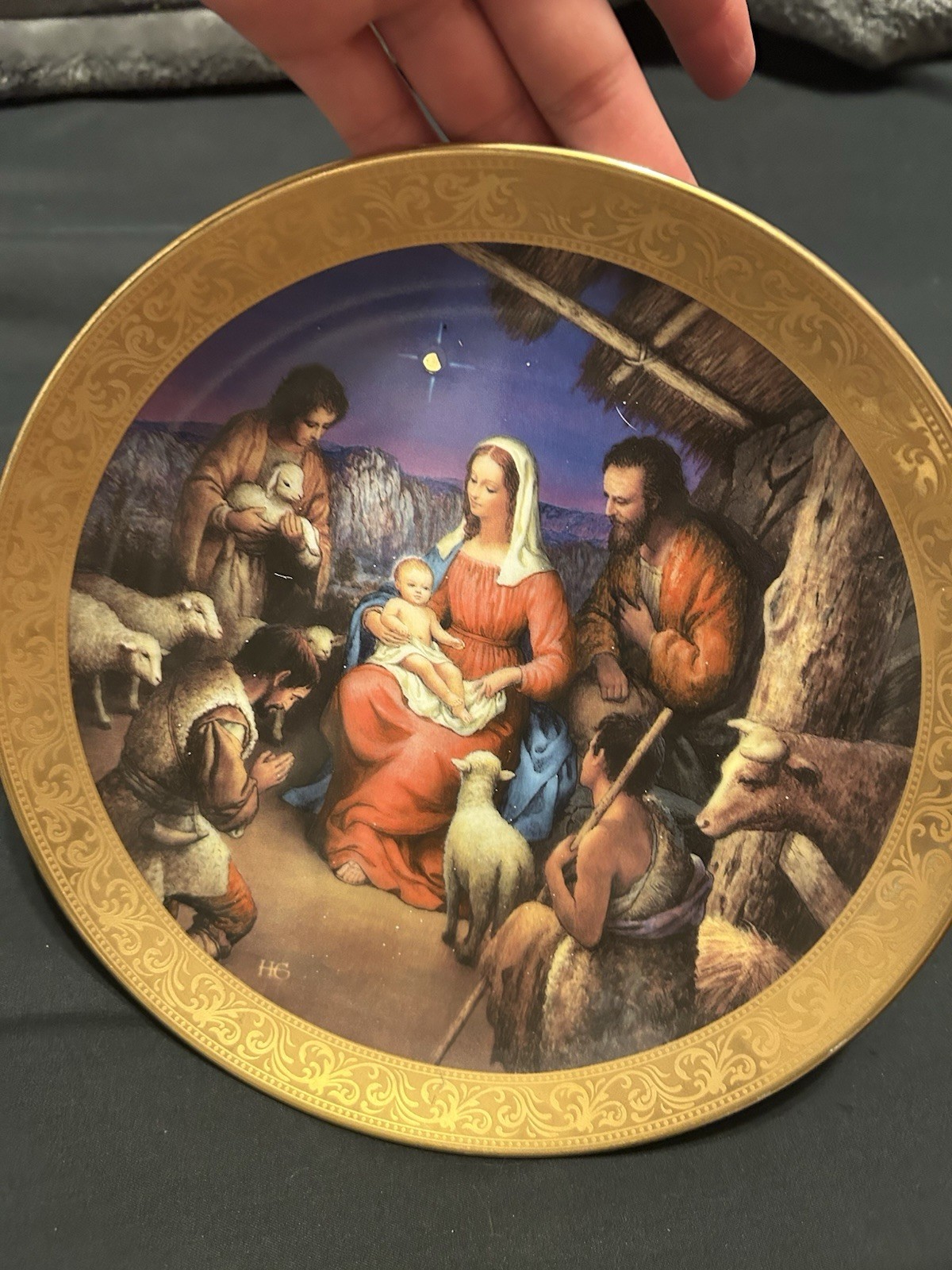 Bradford Exchange Religious Collector Plates Lot of 2 Christian Decor 1996