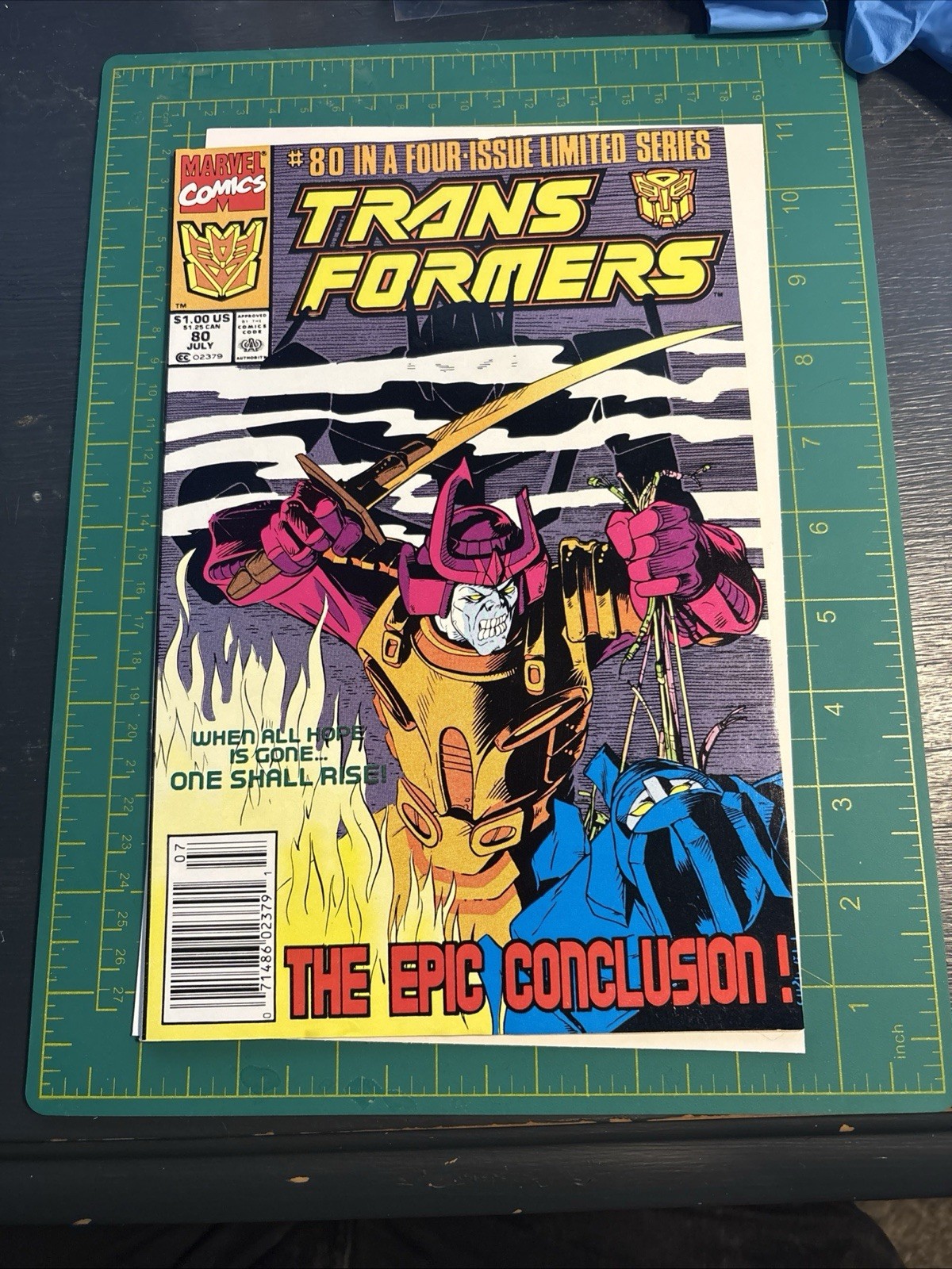Transformers #80 Newsstand (Marvel 1991) Final Issue Very Scarce HTF Transformers #80 Newsstand (Marvel 1991) Final Issue Very Scarce HTF