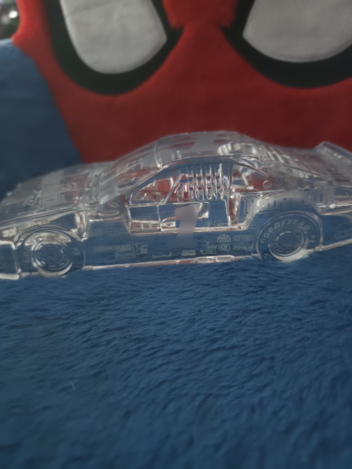 Vintage NASCAR #1 Jeff Gordon Baby Ruth 1992 Thunderbird Crystal Car 1 of 4,008