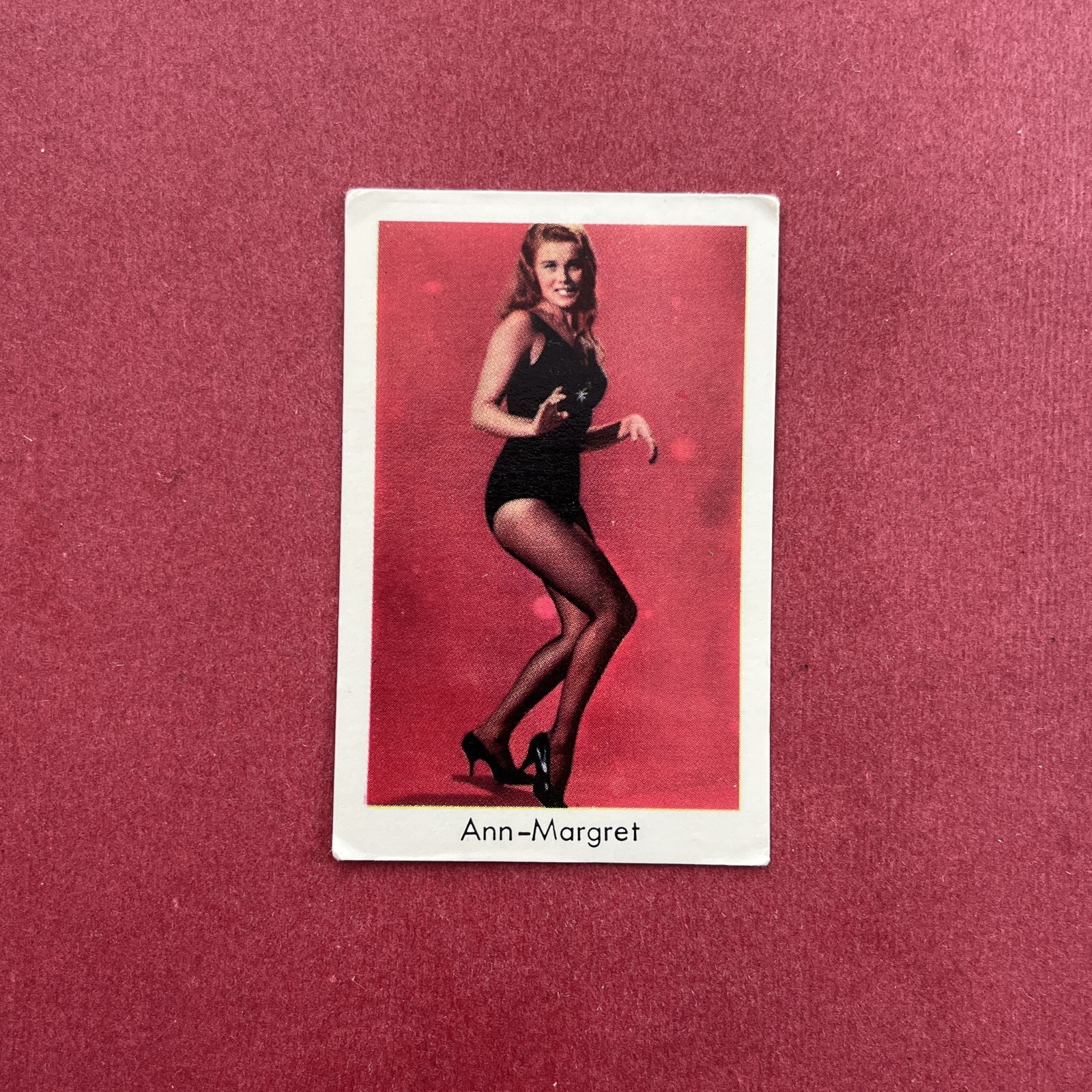 Ann-Margret 1966-68 Dutch Gum Popbilder Unnumbered Trading Card