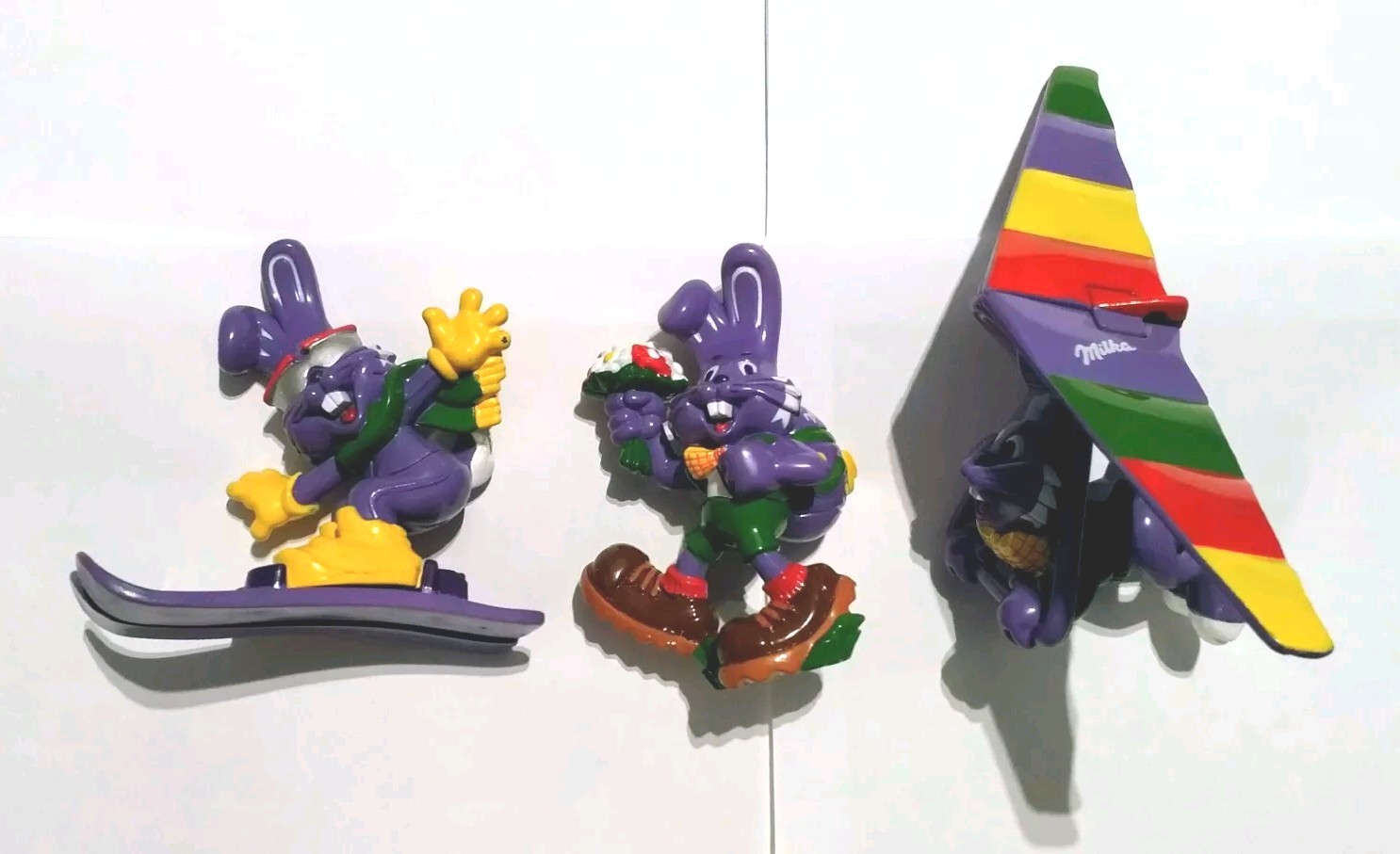 MILKA EASTER BUNNIES SPORTS LARGE FIGURINES SET FIGURES COLLECTIBLES MINIATURES