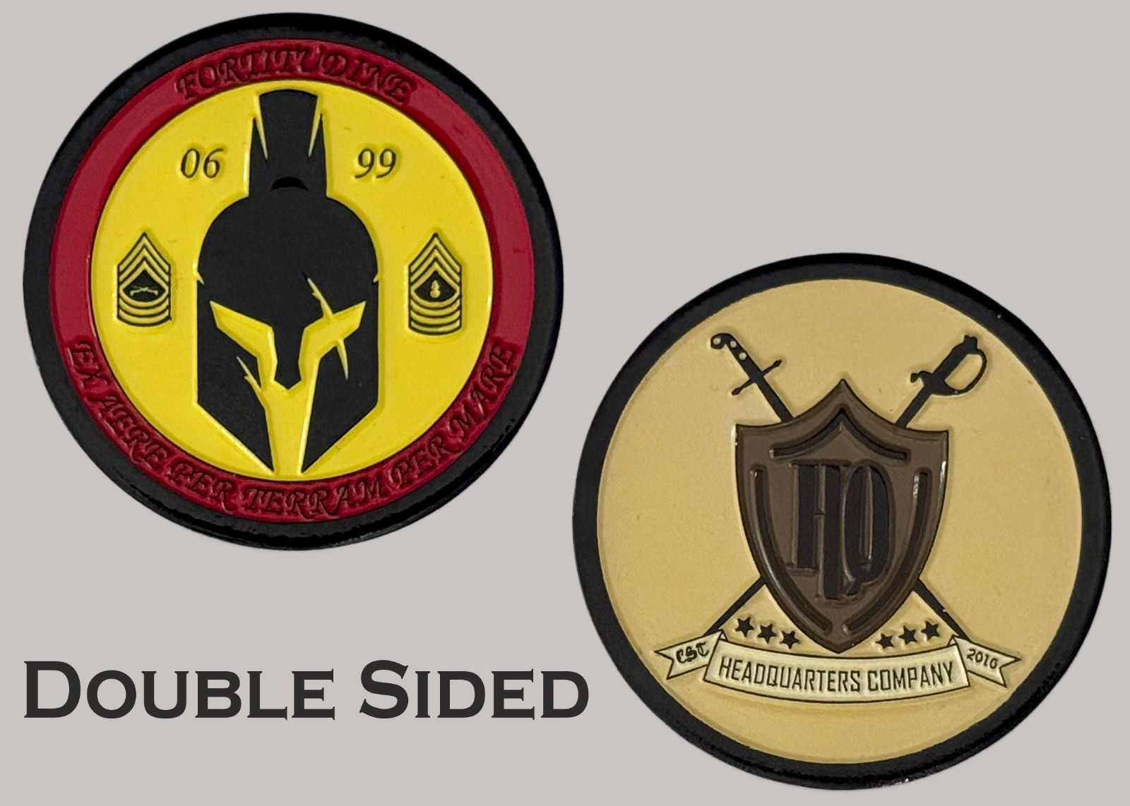 Headquarters Company Spartan HQ 2016 Established Challenge Coin  J#22