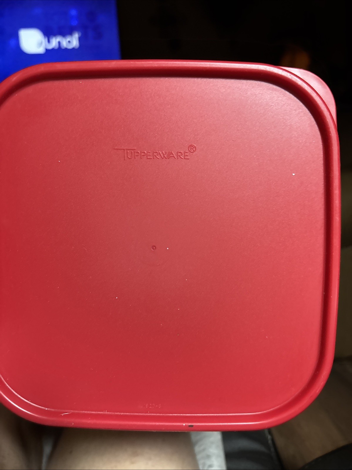Tupperware NEW Modular Mates Replacement Square Seals Lid, RED #1623 Tupperware NEW Modular Mates Replacement Square Seals Lid, RED #1623