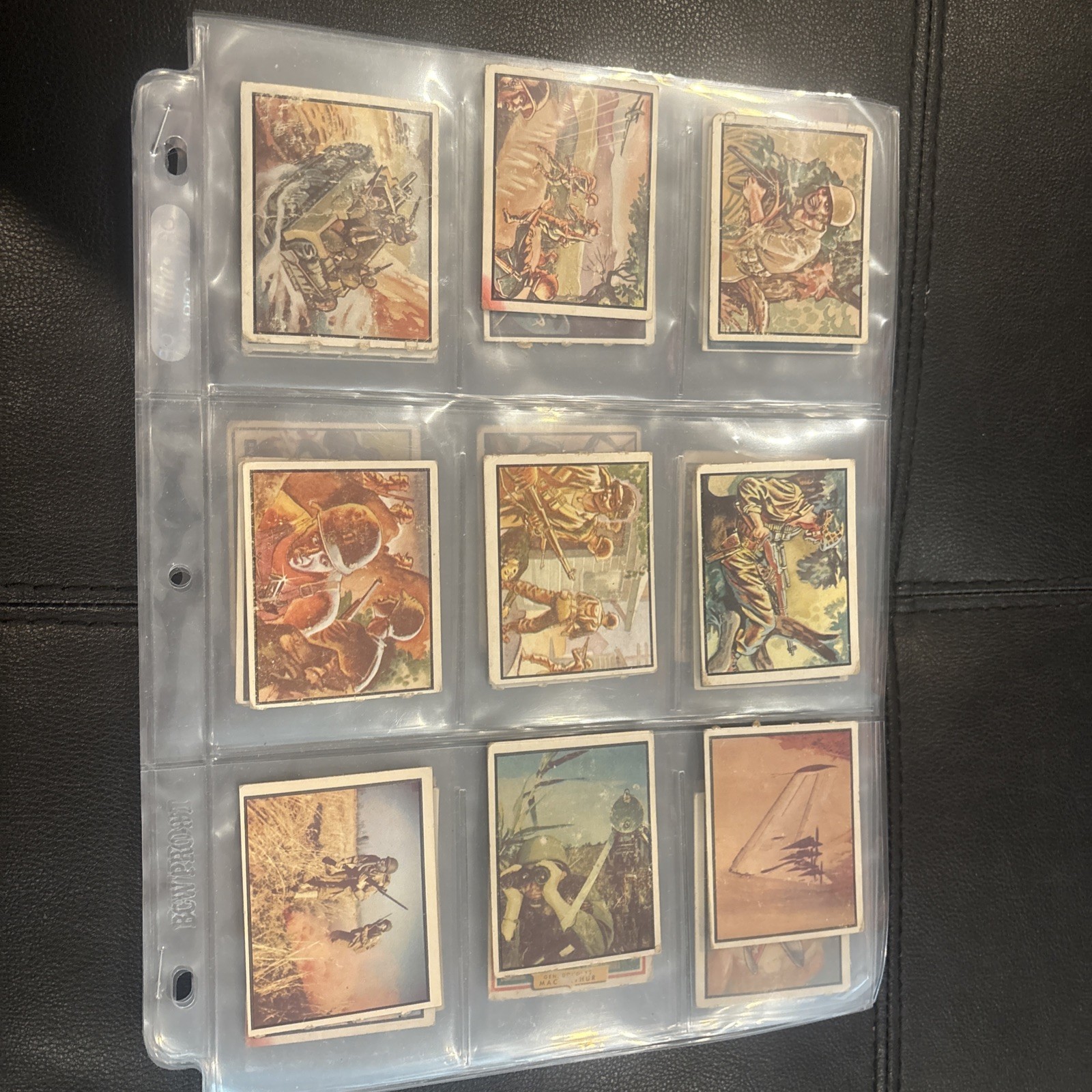 1950’s Vintage Topps Freedoms War/ Bring Em Back Alive 33 Cards