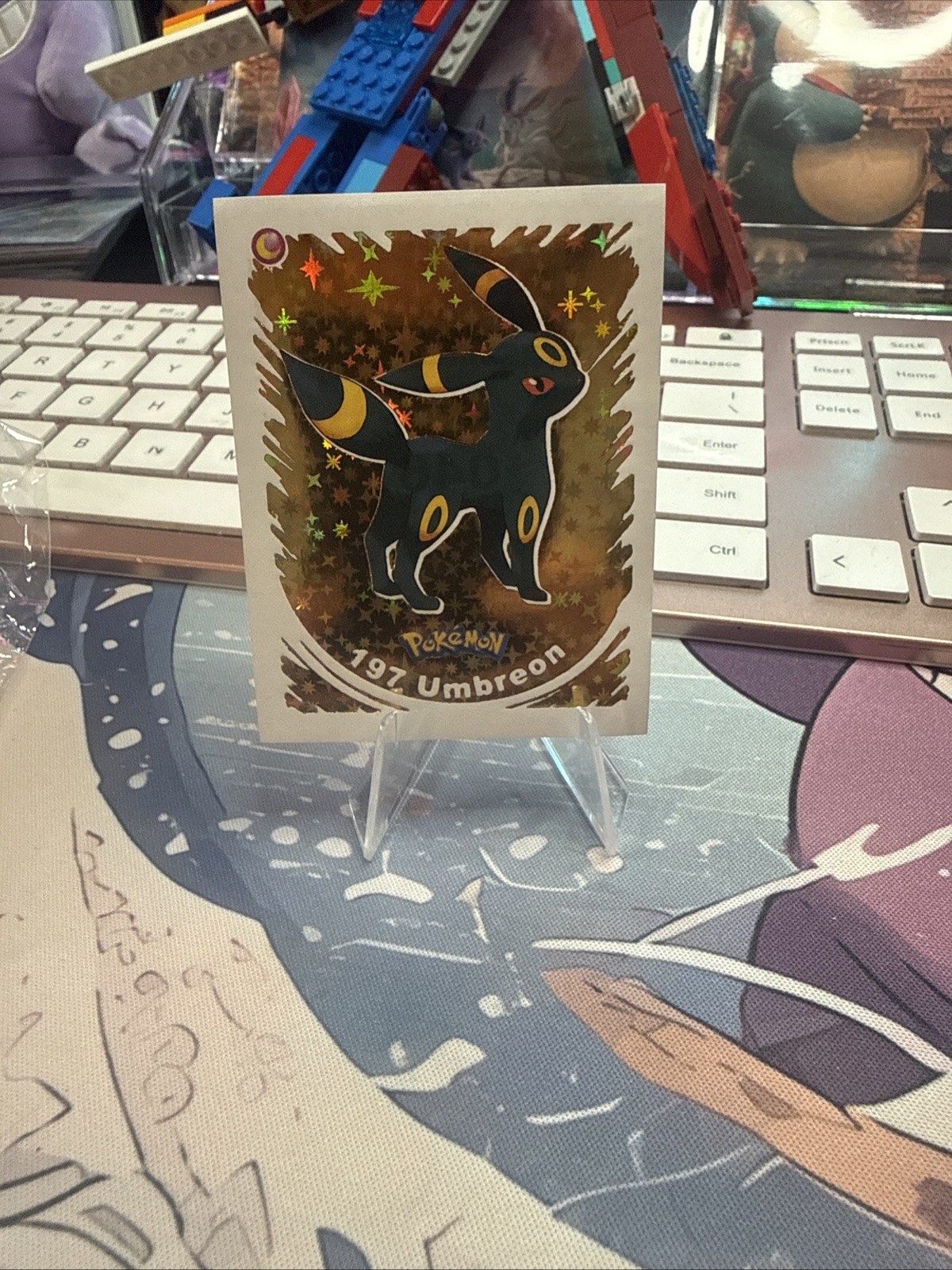 Pokémon Umbreon #197 2022 Pokémon 2 Prisma Nintendo Hologram Sticker Card
