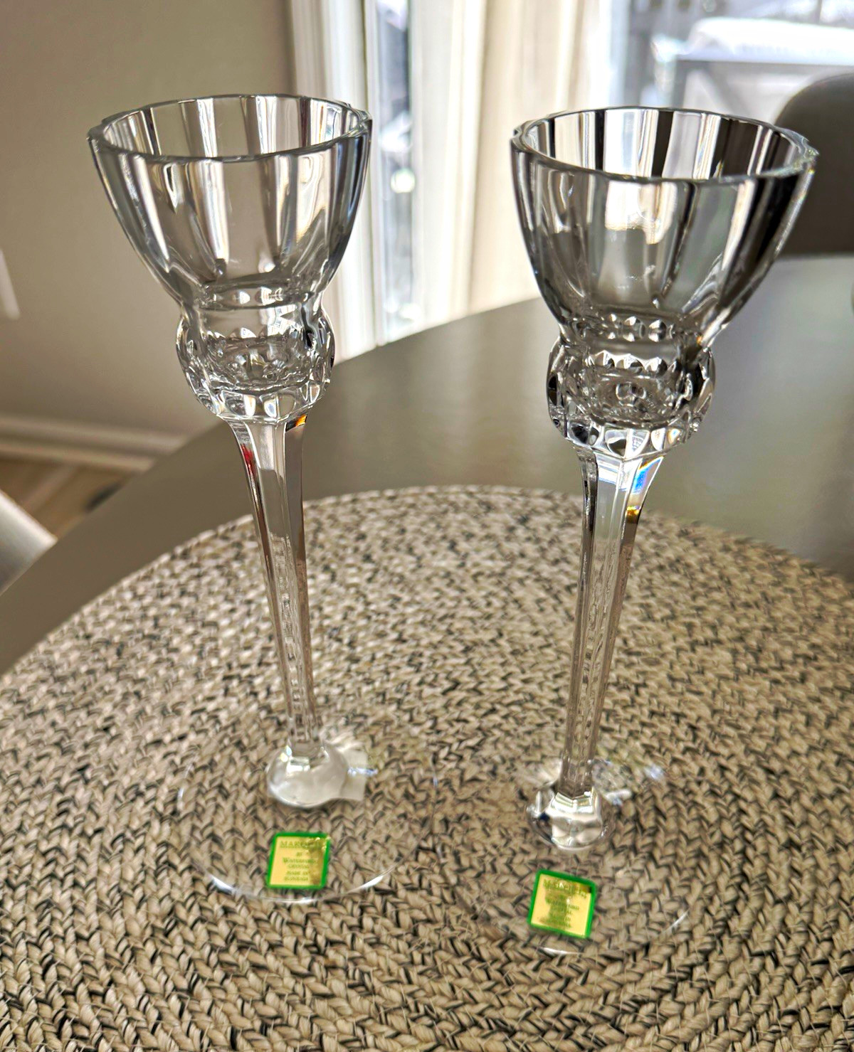 Marquis by Waterford Palladian Cut Crystal candlestick