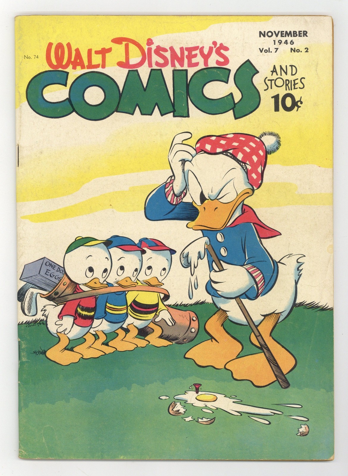 Walt Disney\'s Comics and Stories #74 VG+ 4.5 1946