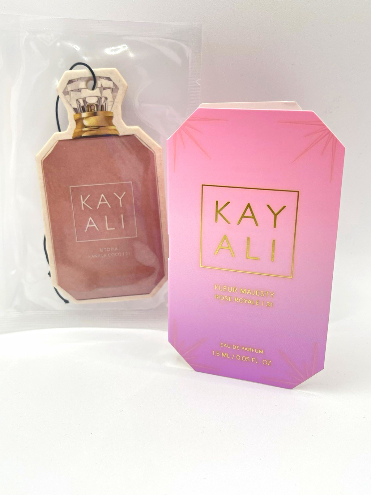 Kayali Fleur Majesty Rose Royale | 31 Mini + Utopia Vanilla Coco Freshie