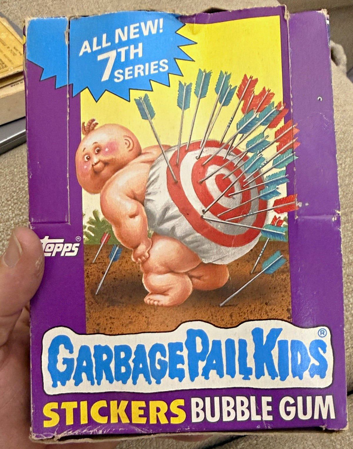 1987 Topps Garbage Pail Kids Original Series 7 Wax Box 48 Unopened Packs Vintage