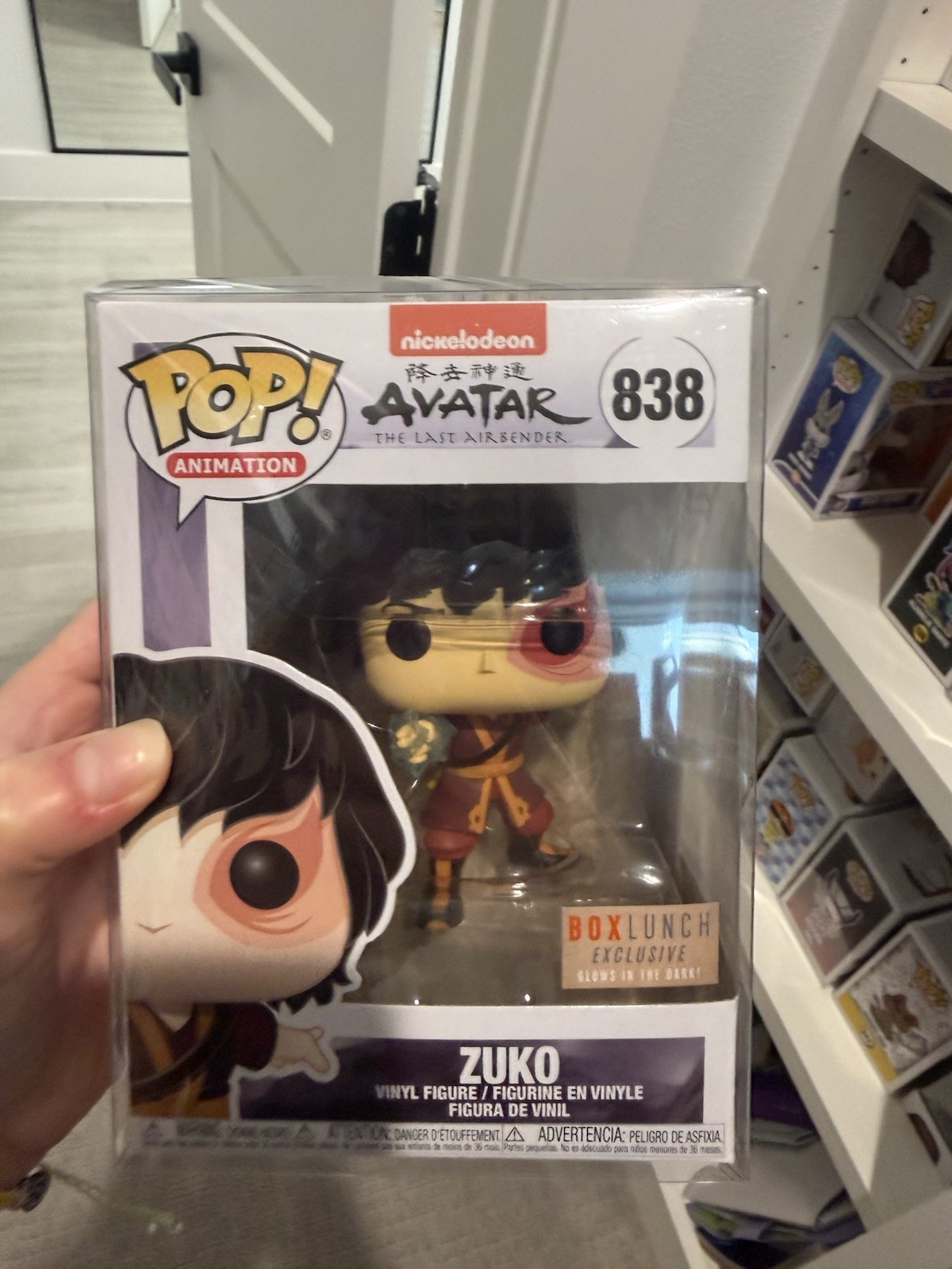Funko Pop Avatar the Last Airbender Zuko #838 Glow Box Lunch Funko Pop Avatar the Last Airbender Zuko #838 Glow Box Lunch