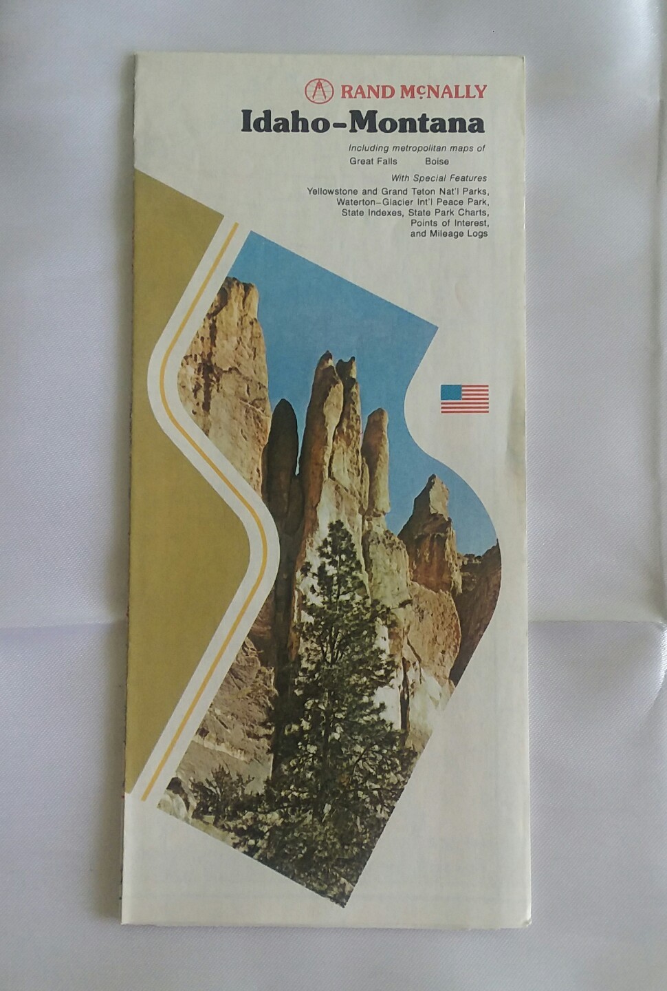 Rand McNally Idaho-Montana Highway Road Map