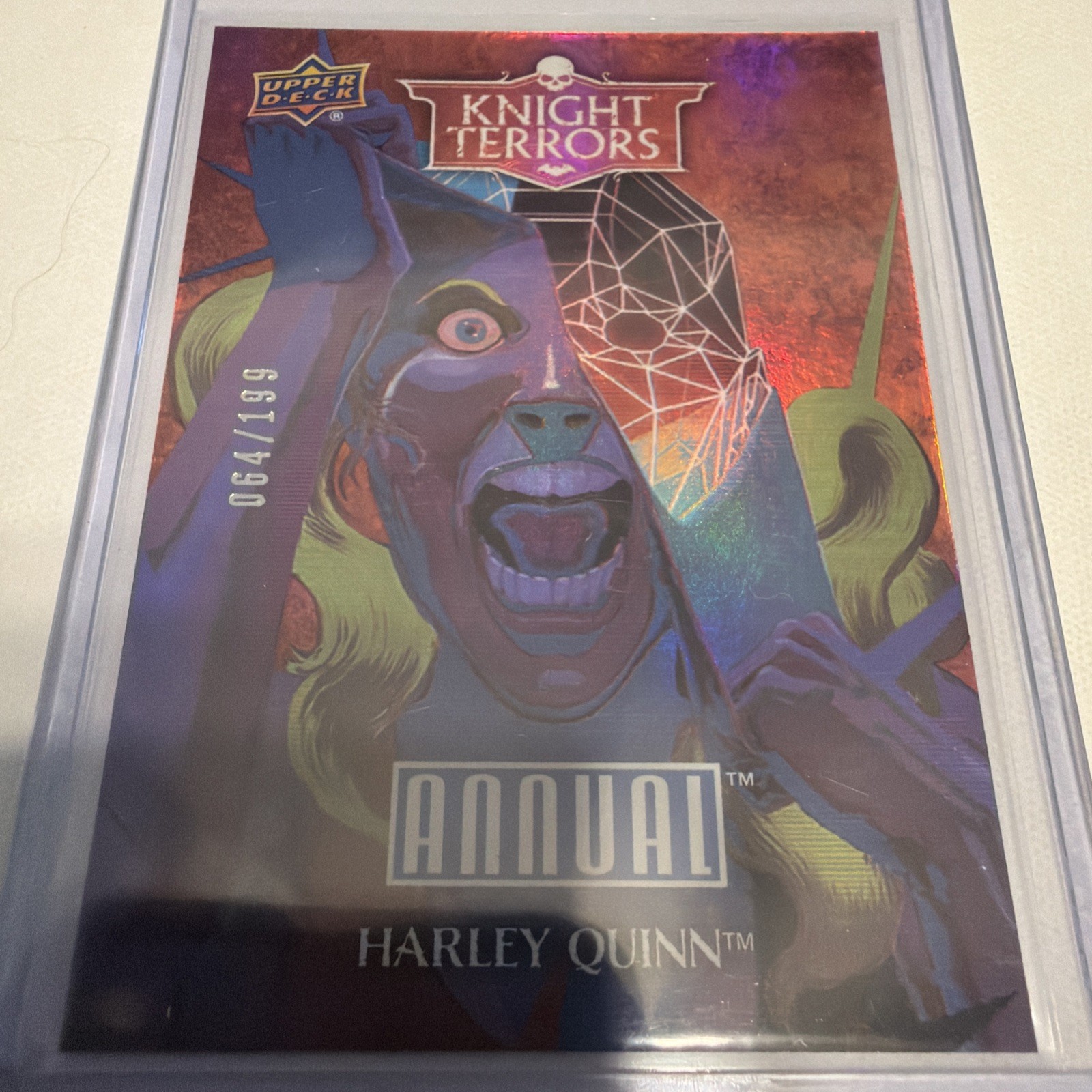 2023-24 UD DC Annual - Harley Quinn KT-20 - Knight Terrors Red 64 / 199