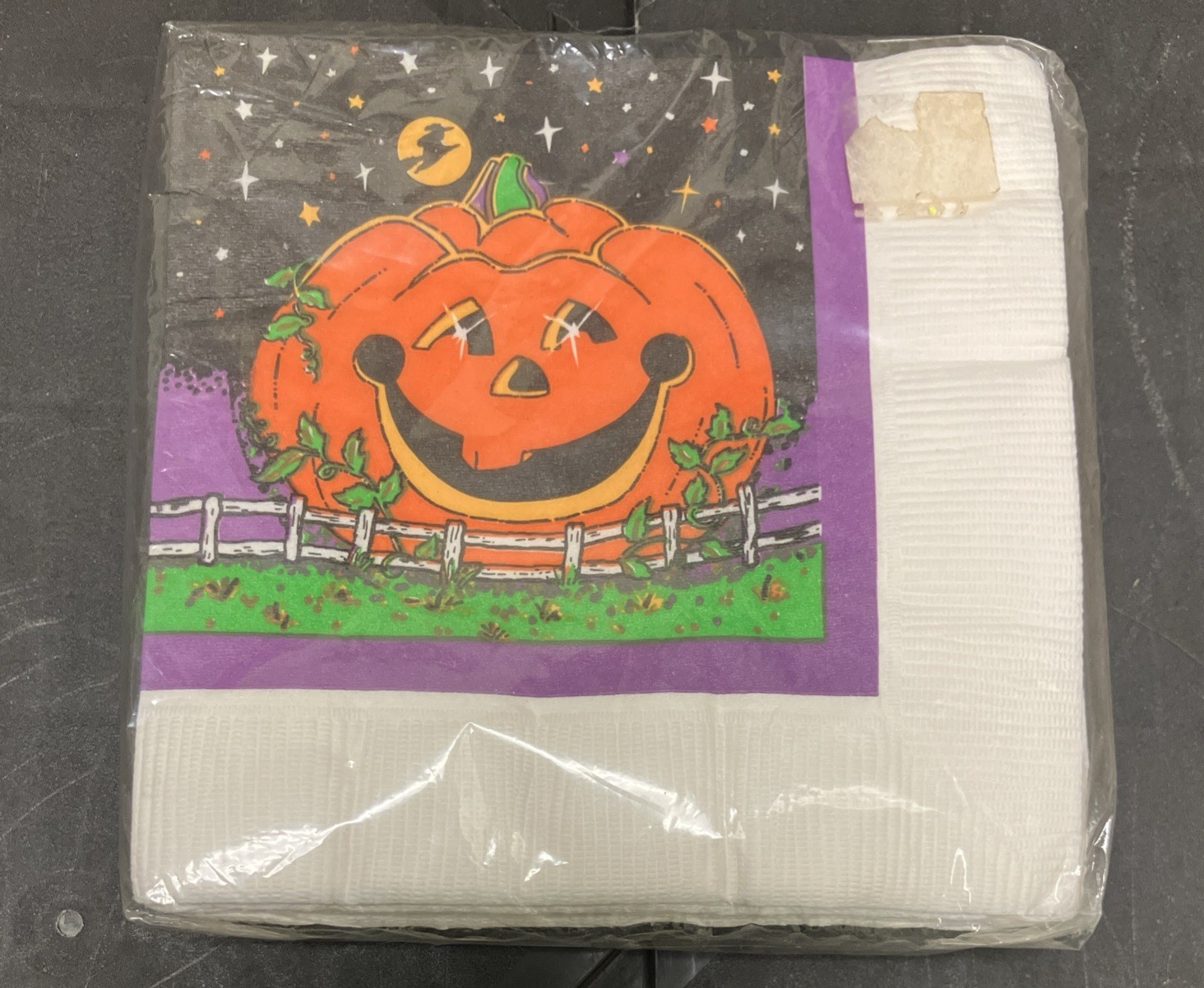 NOS Vintage Halloween Napkins The Great Pumpkin Pack of 30 CA Reed 5\ NOS Vintage Halloween Napkins The Great Pumpkin Pack of 30 CA Reed 5\