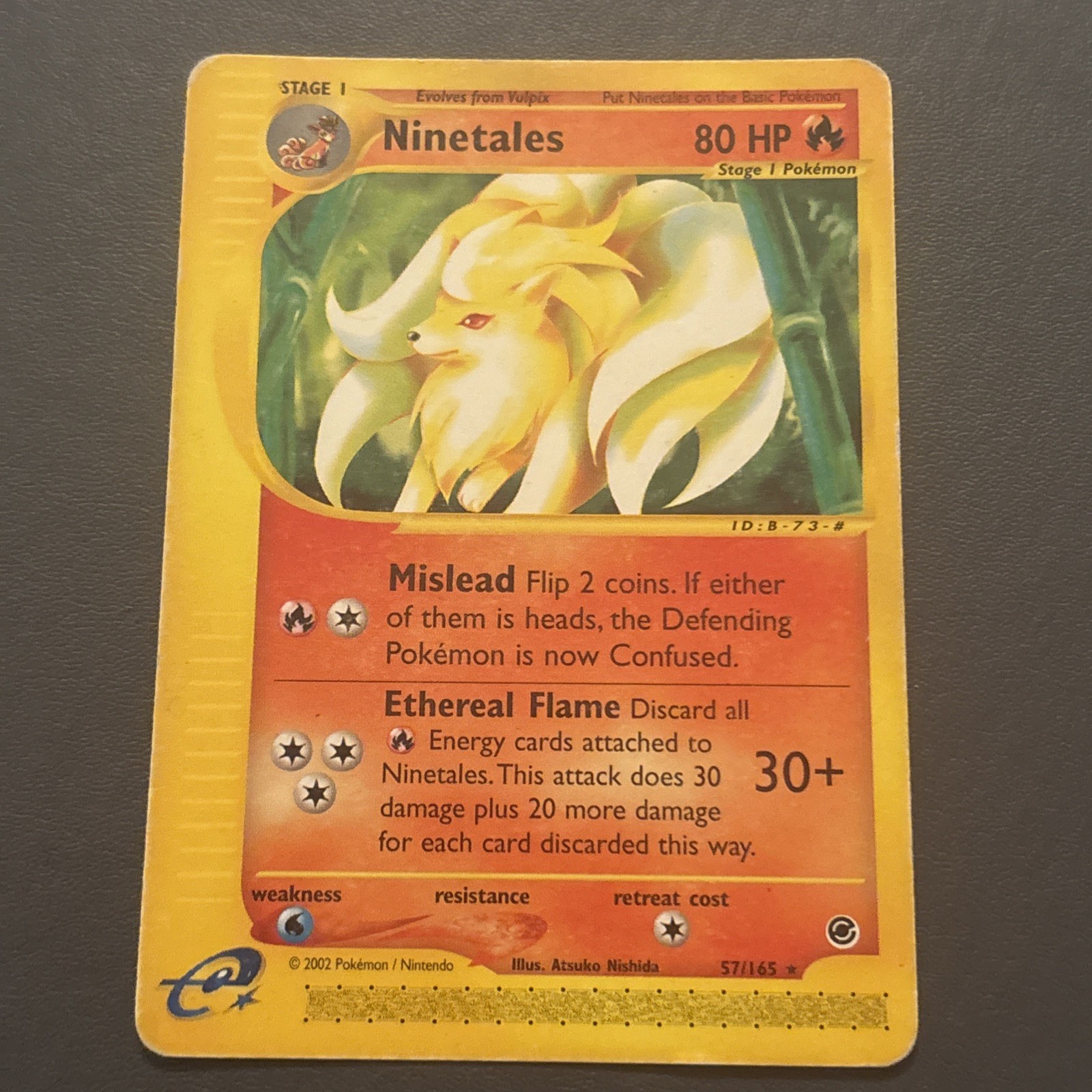Pokemon Ninetales 57/165 Expedition Non Holo  MP
