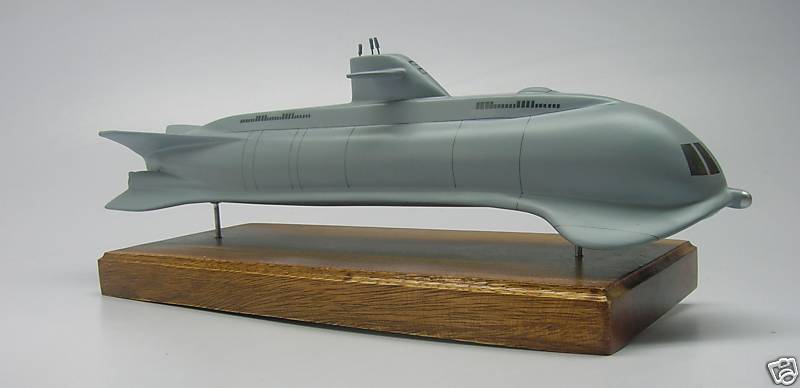 Seaview SSRN Submarine Desktop Kiln Dried Wood Model  New