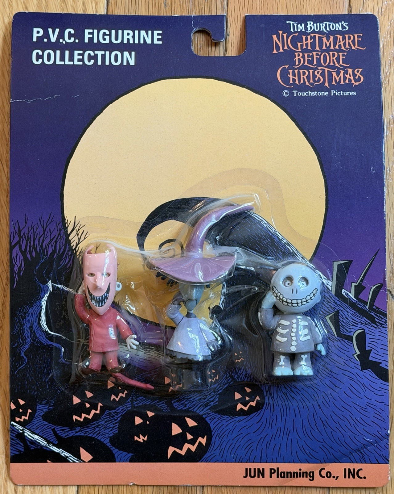 Vtg 1998 Disney Nightmare Before Christmas Lock Shock Barrel PVC Figures Japan