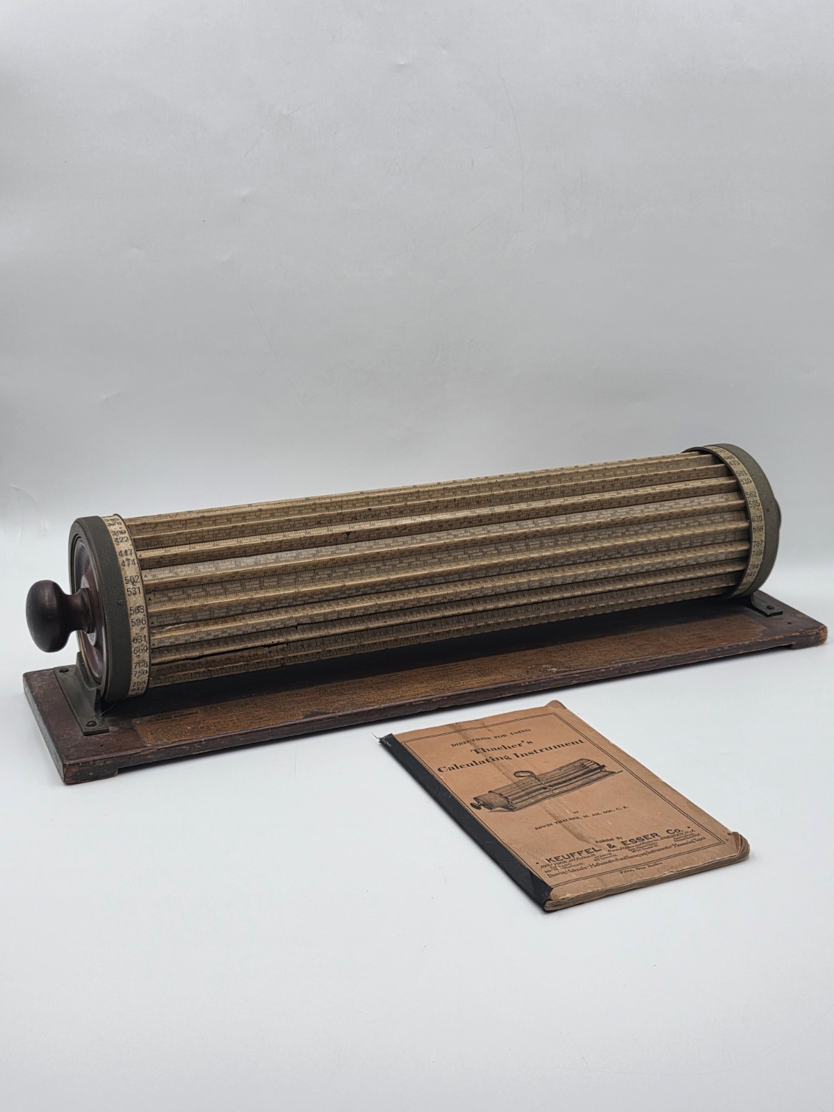 1920 Keuffel & Esser Thatcher's Calculating Instrument Model 4093 w/ Manual 1920 Keuffel & Esser Thatcher's Calculating Instrument Model 4093 w/ Manual