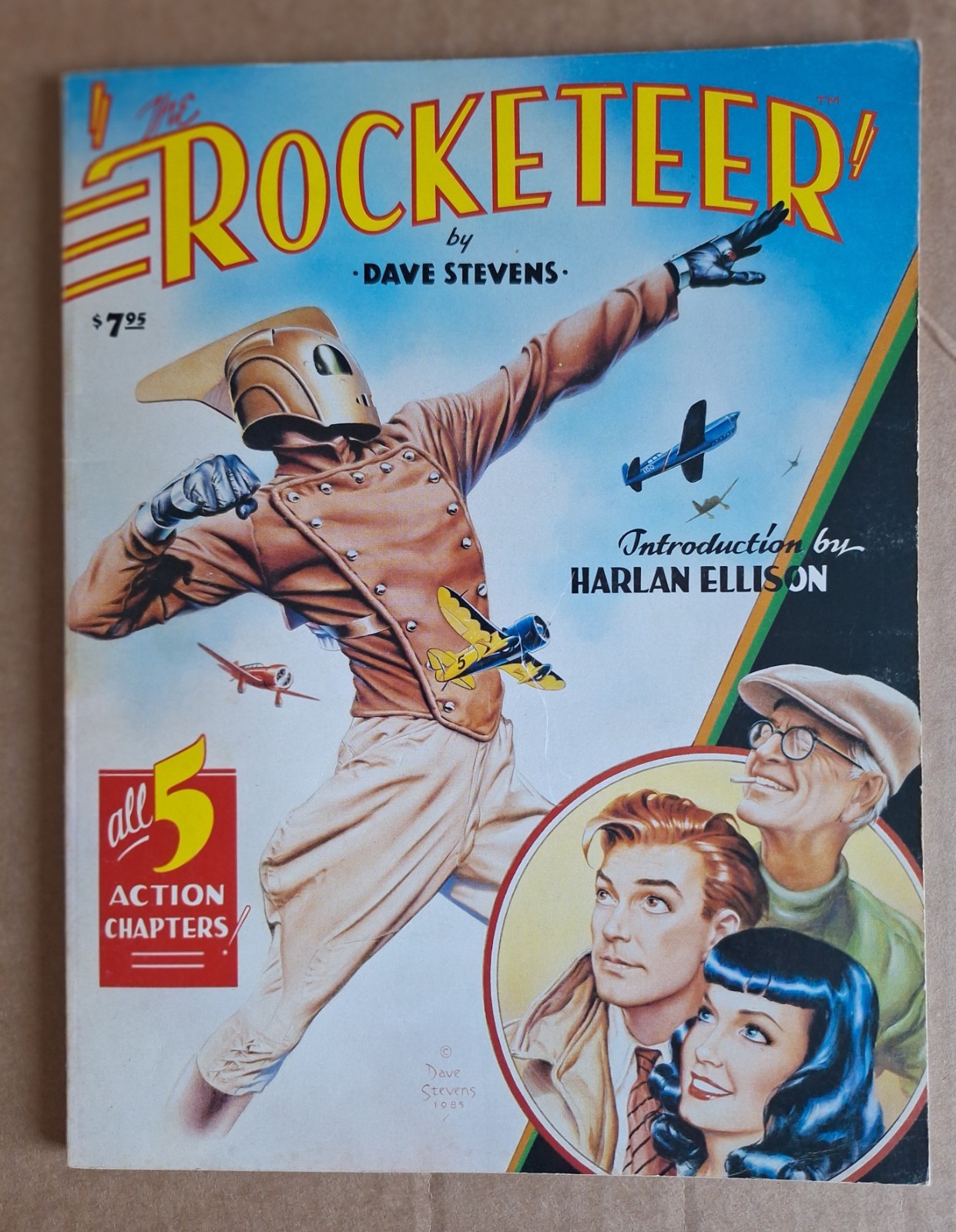 The Rocketeer TPB Dave Stevens, forward by Harlan Ellison Fine