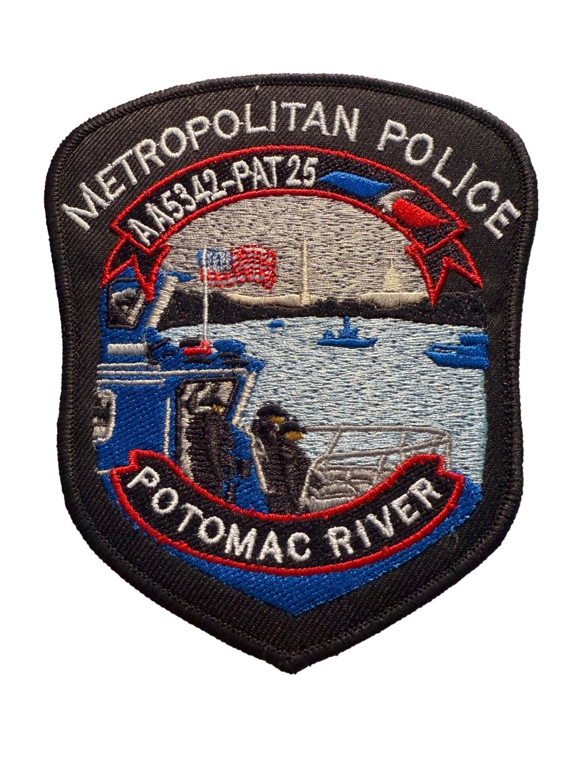 METROPOLITAN POLCIE PATCH with 2025 Potomac River mid-air collision 5\