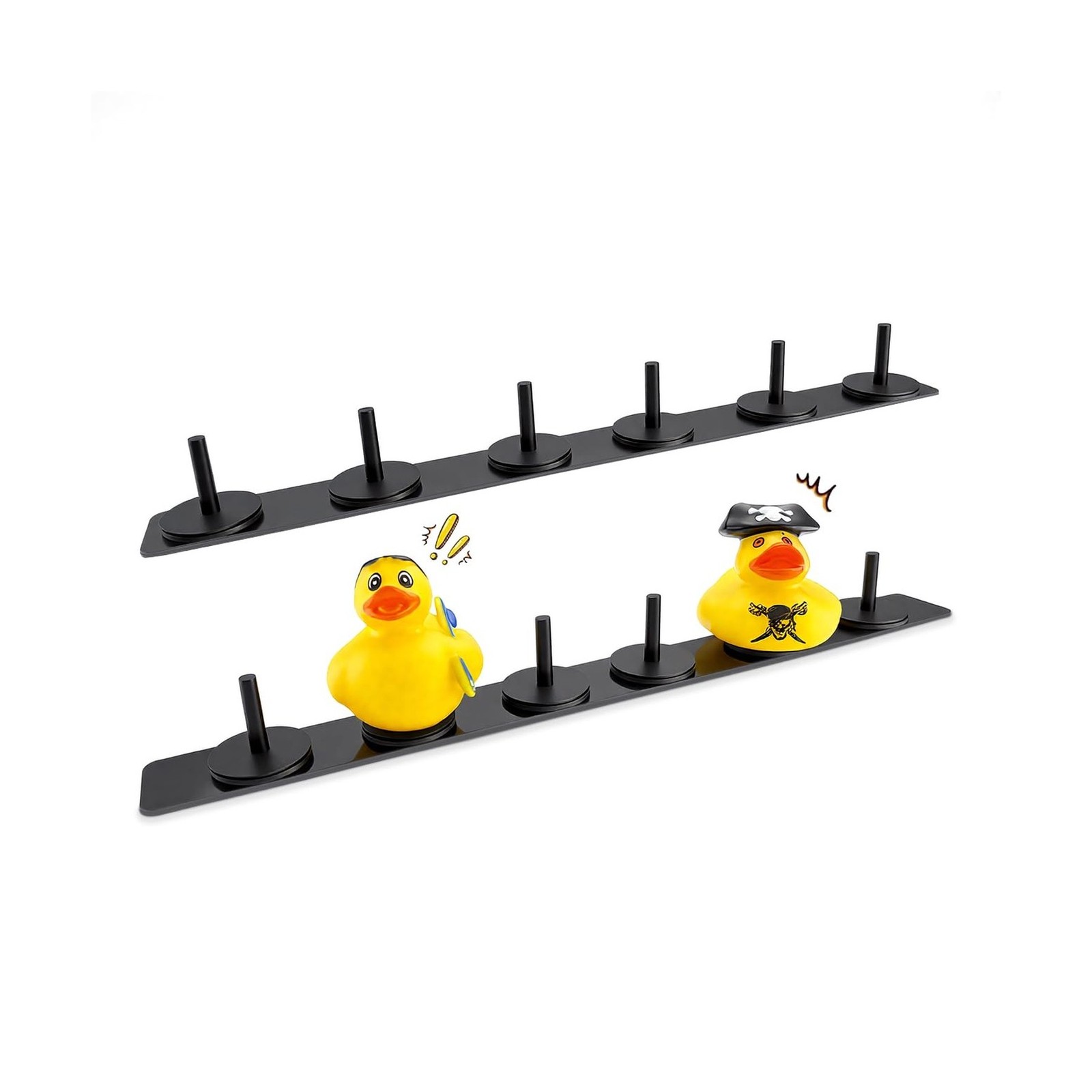 ROMASO Duck Holders,Magnetic Duck Plugs for Jeep Dashboard,Holds up to 12 Duc...